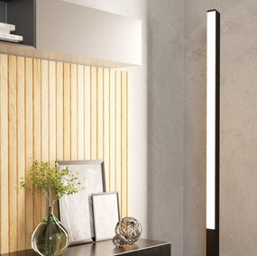 Eglo Connect Simolaris-Z Smart LED Black Modern Floor Lamp creative lampshade design