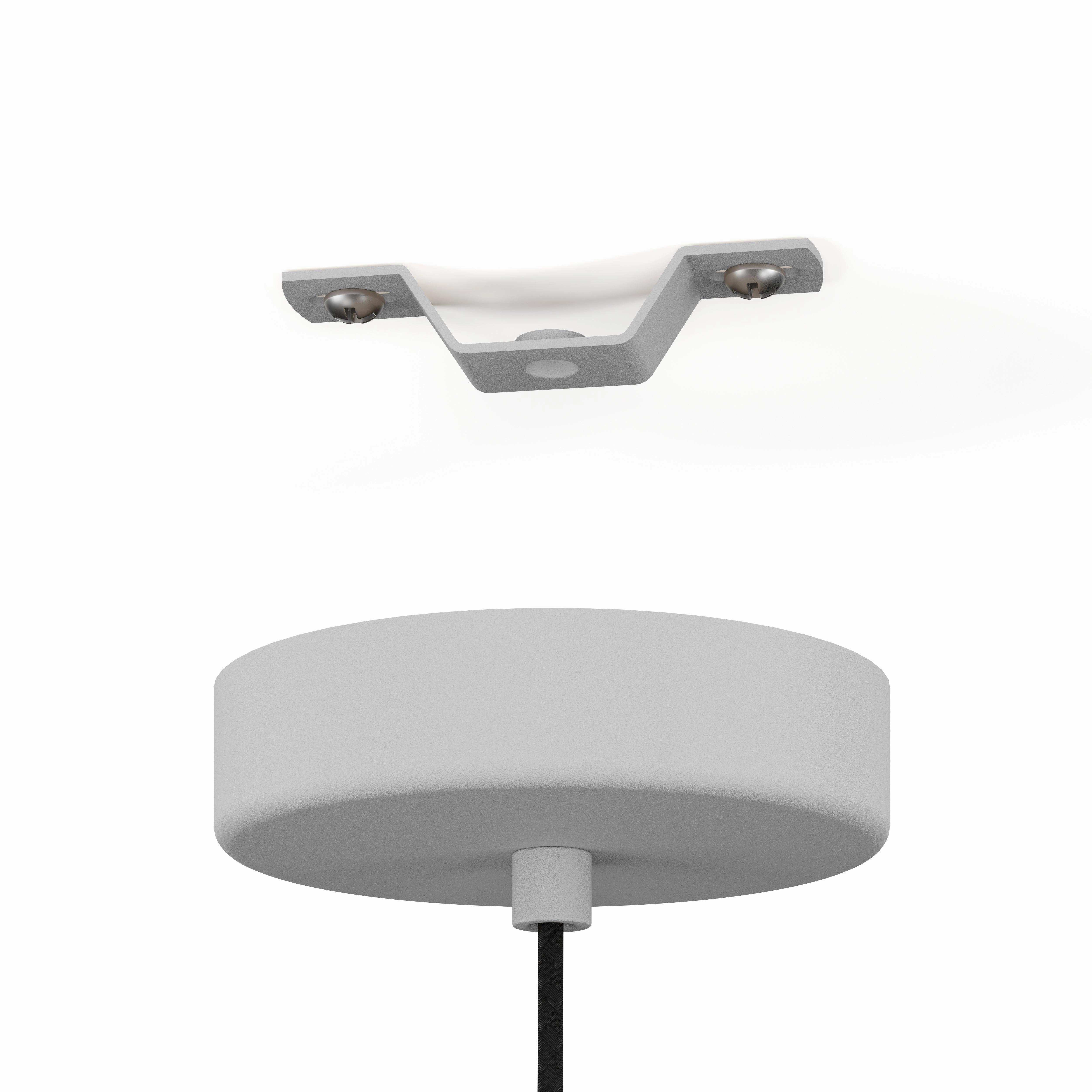 Eglo Contrisa Grey Metal Angular Shade Ceiling Pendant