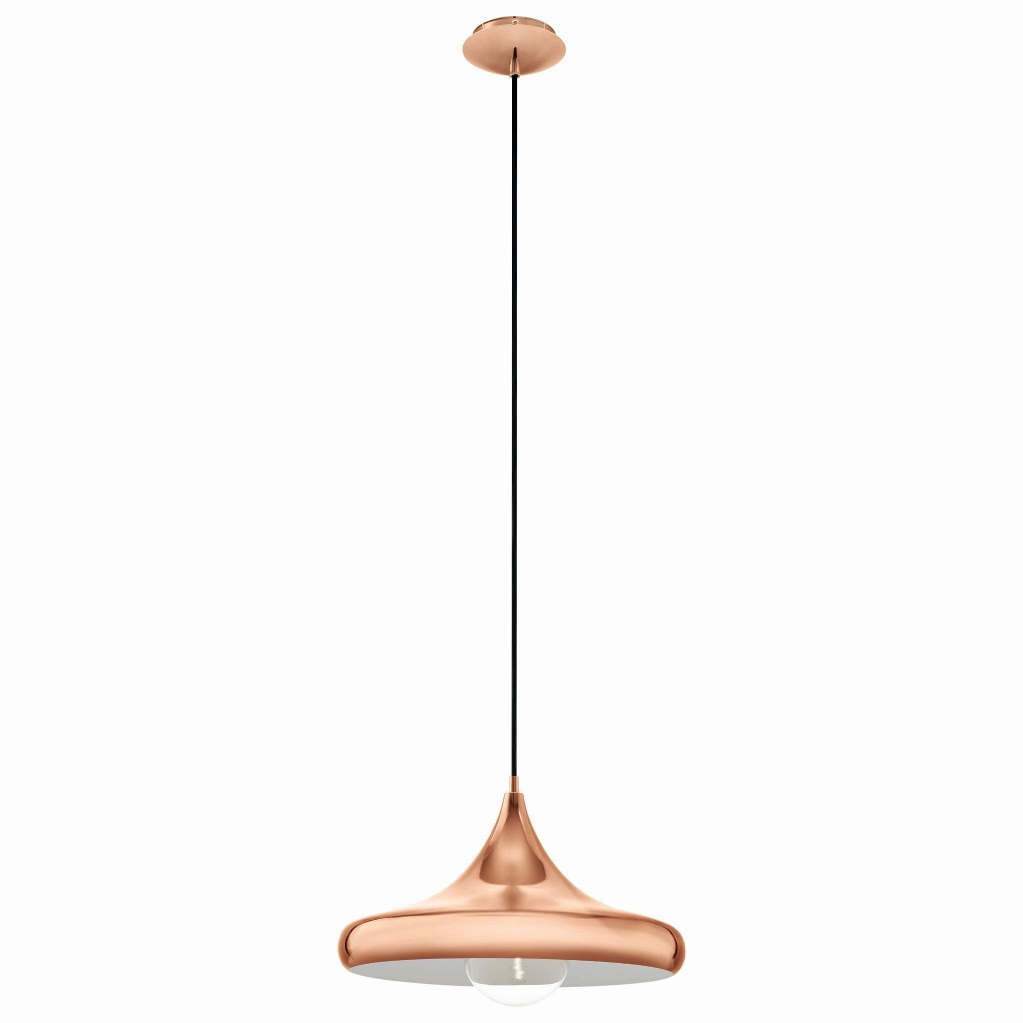 Eglo Coretto 2 Round Copper Canopy Ceiling Pendant
