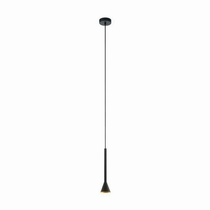 Eglo Cortaderas Black & Gold Ceiling Pendant