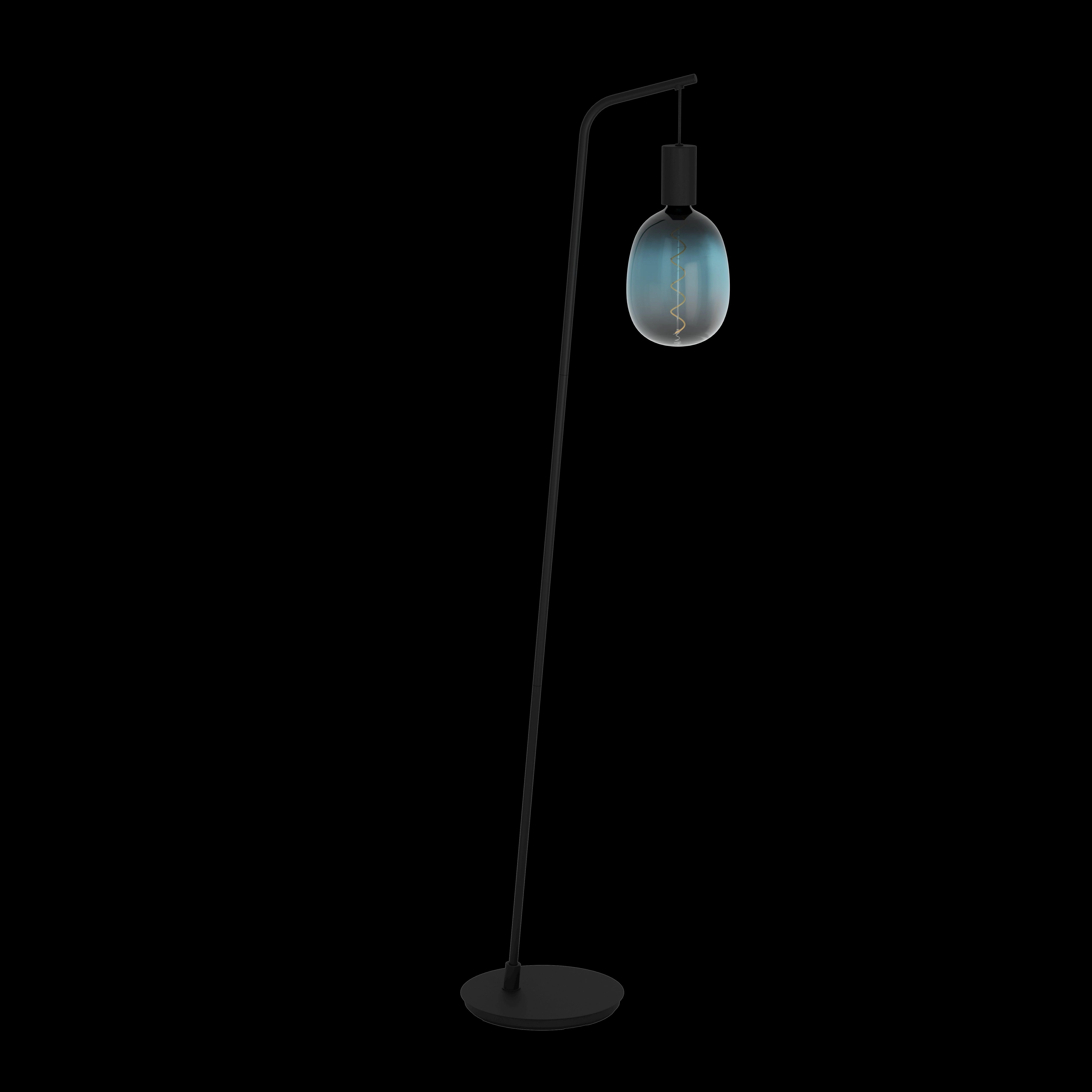 Eglo Cranley Black Metal Floor Lamp