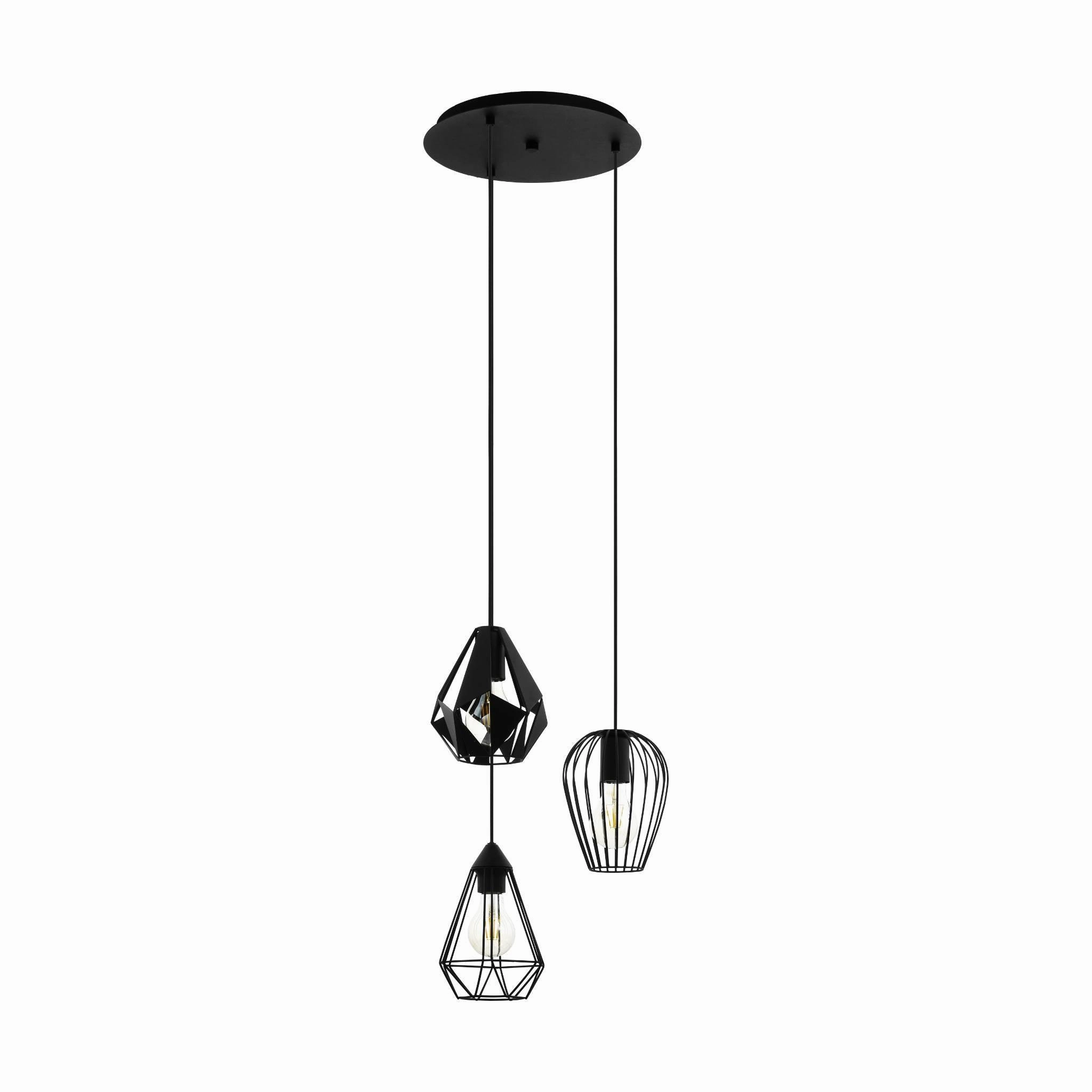 Eglo Distaff 4 Light Geometric Plate Ceiling Pendant