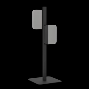 Eglo Ervidel Black LED 2 Light Table Lamp energy-saving LED light