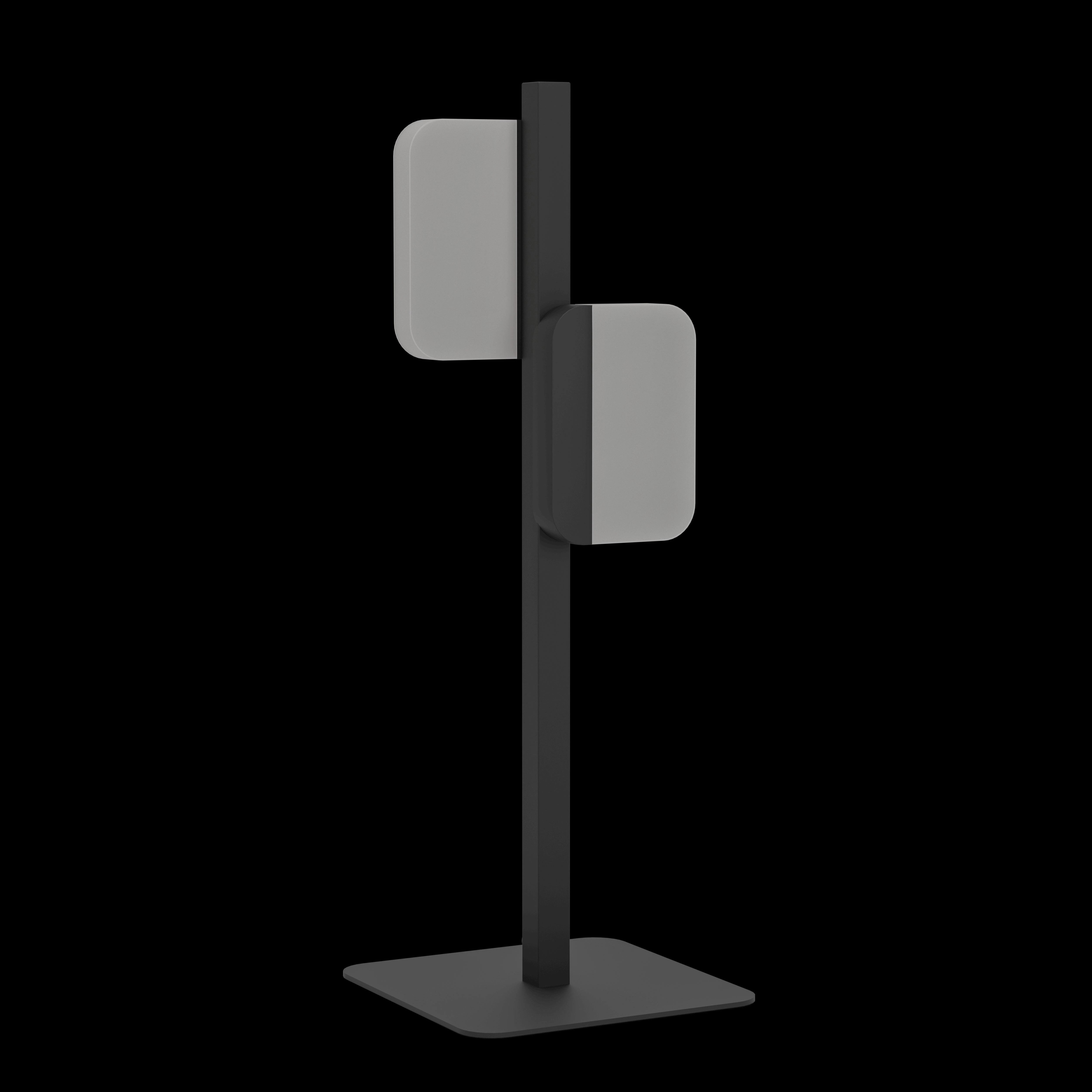 Eglo Ervidel Black LED 2 Light Table Lamp energy-saving LED light