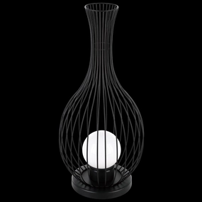 Eglo Fossombrone Black Vase Shape IP65 Outdoor Floor Light creative lampshade design