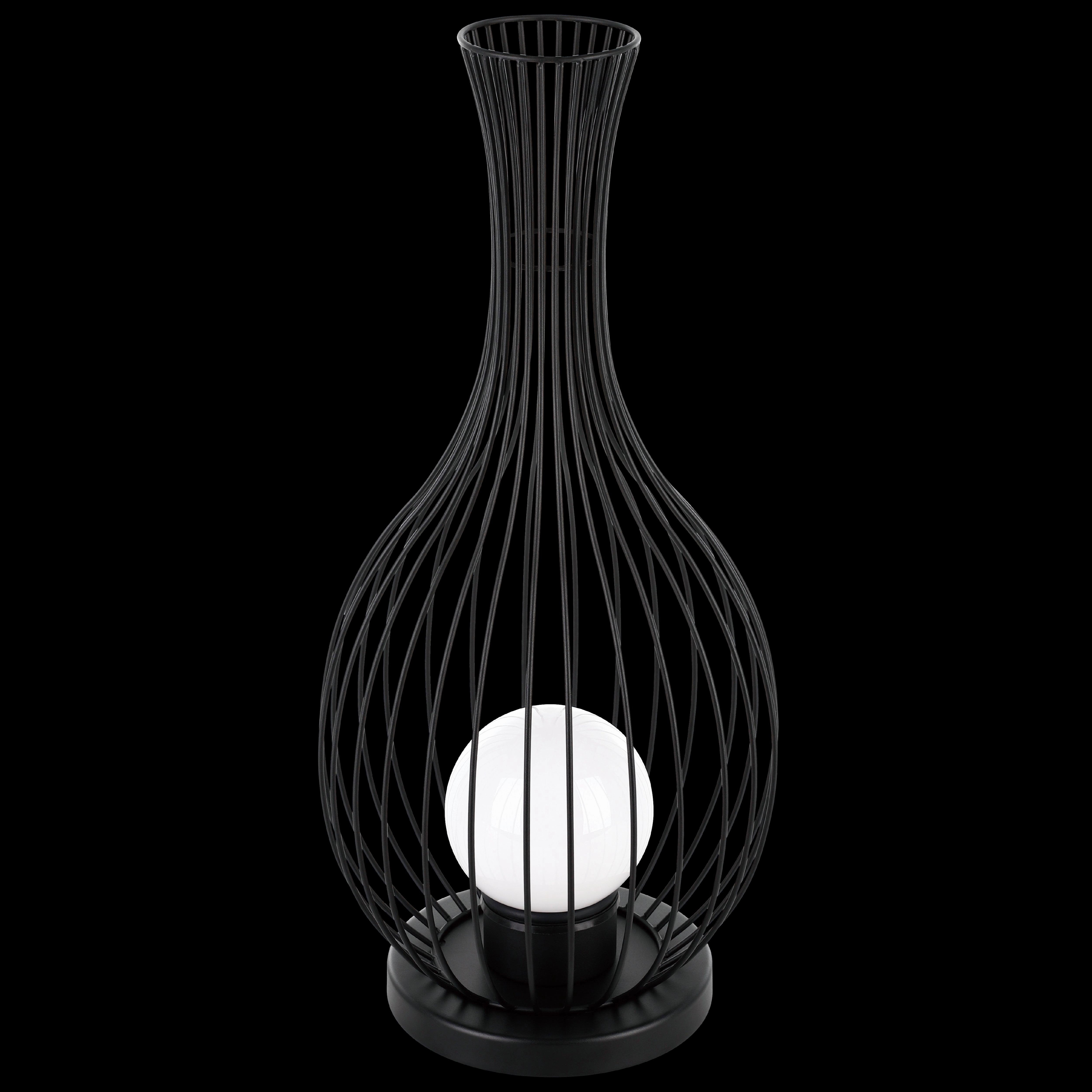 Eglo Fossombrone Black Vase Shape IP65 Outdoor Floor Light creative lampshade design