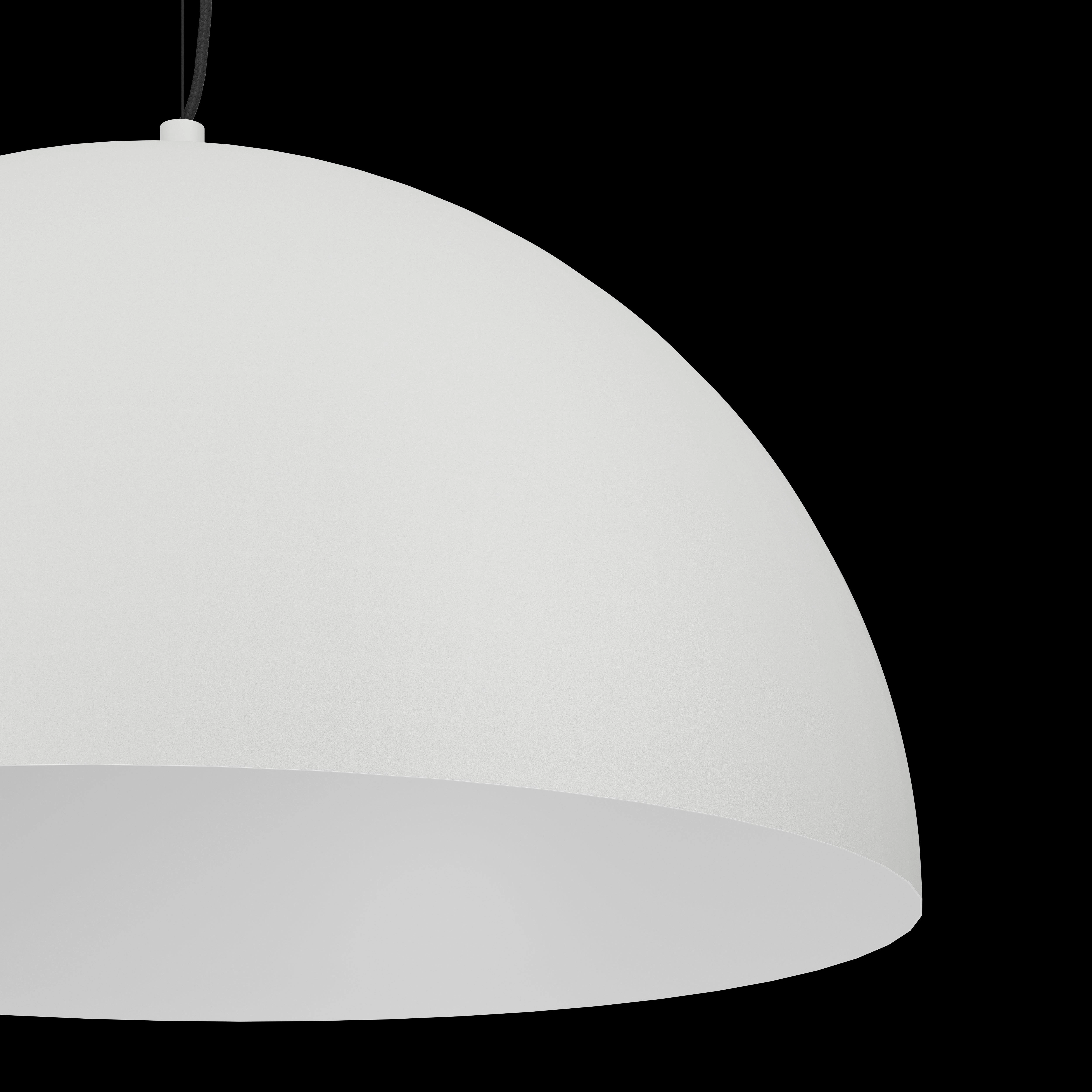 Eglo Gaetano 1 Grey Round Steel Shade Pendant