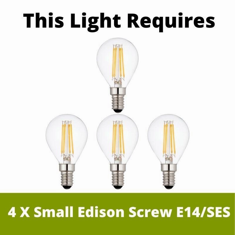 Eglo Gatuela 1 Adjustable Black Metal 4 Light Pendant