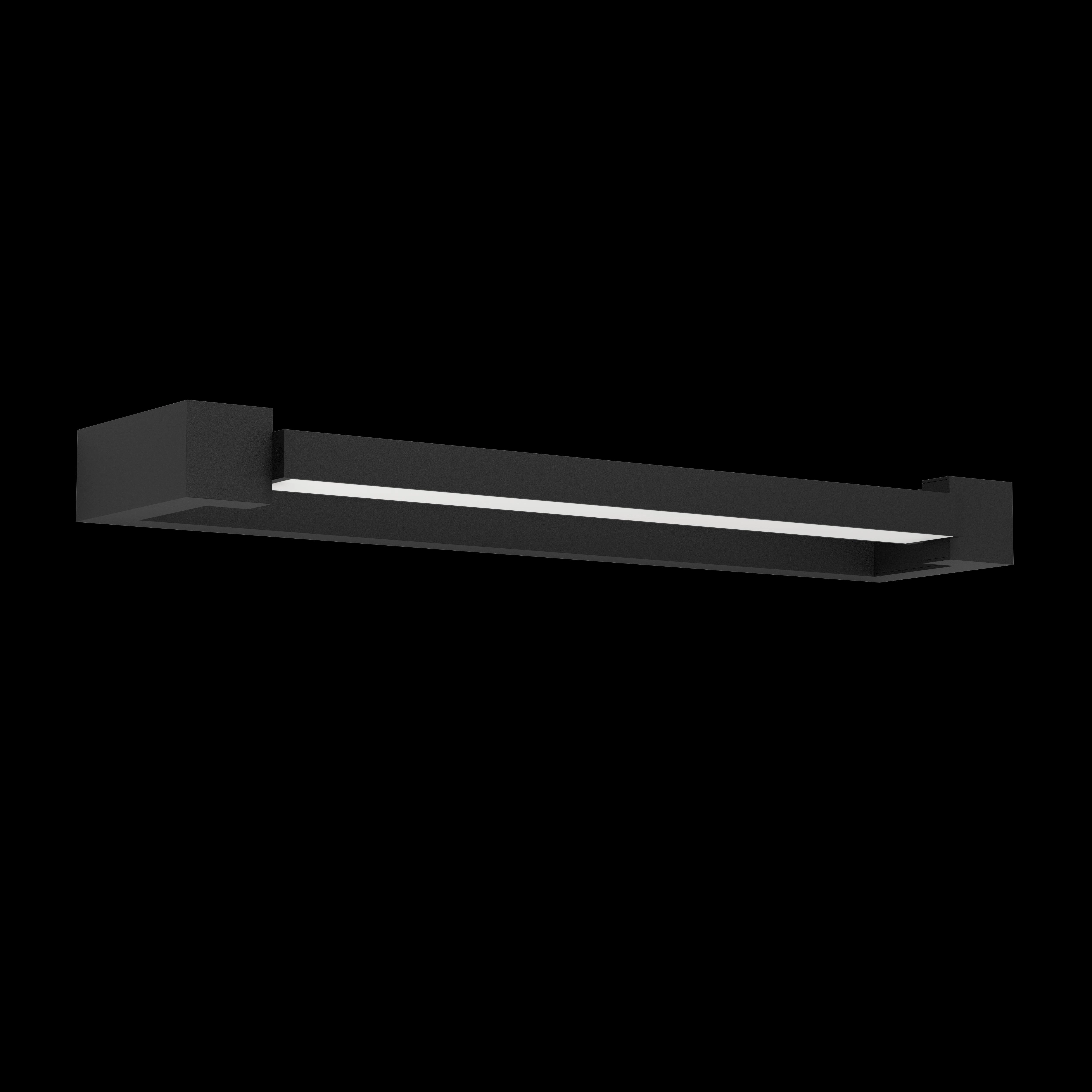 Eglo Gemiliana IP44 LED Black Bathroom Wall Light - 45cm