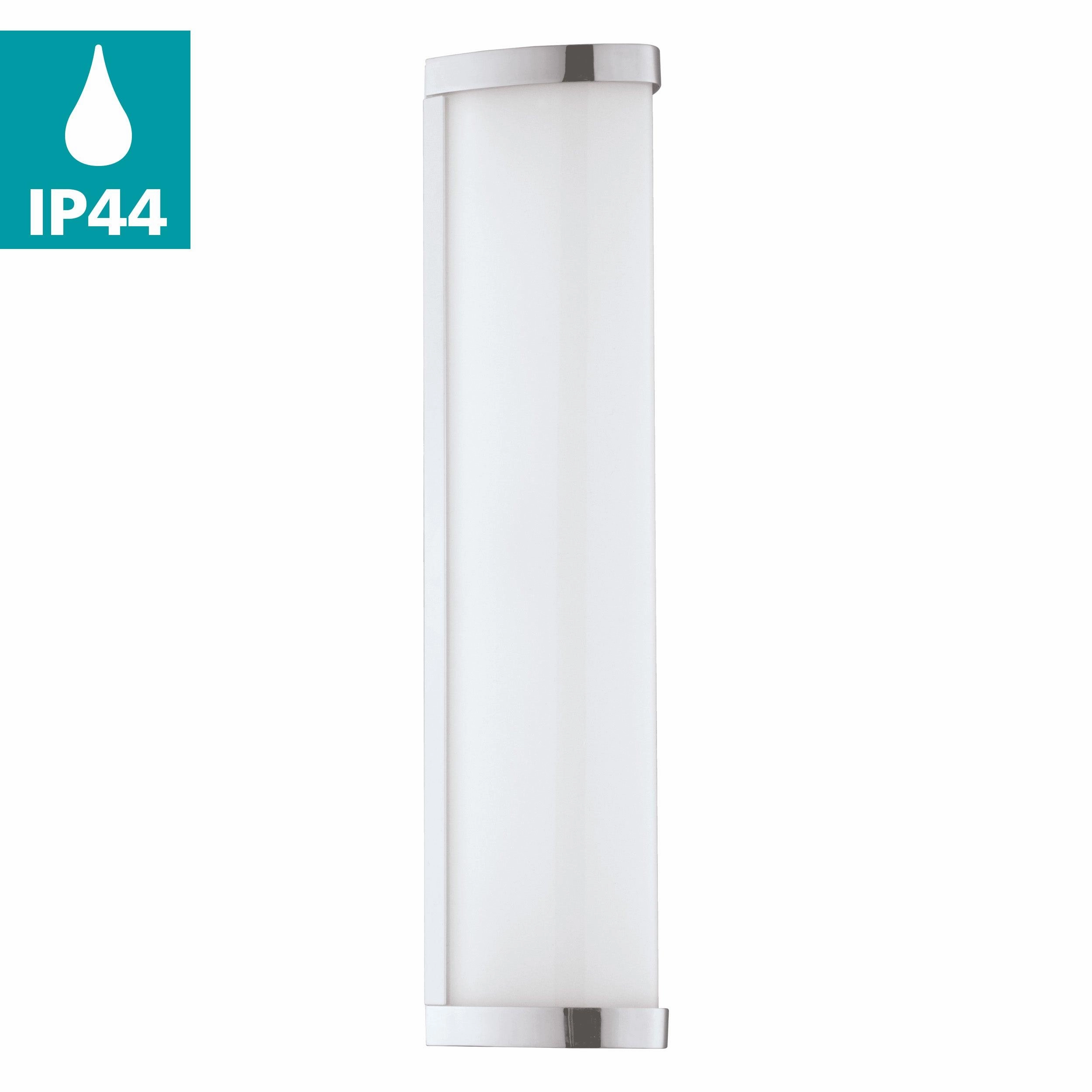 Eglo Gita 2 IP44 Chrome Bathroom LED Wall Light - 35cm