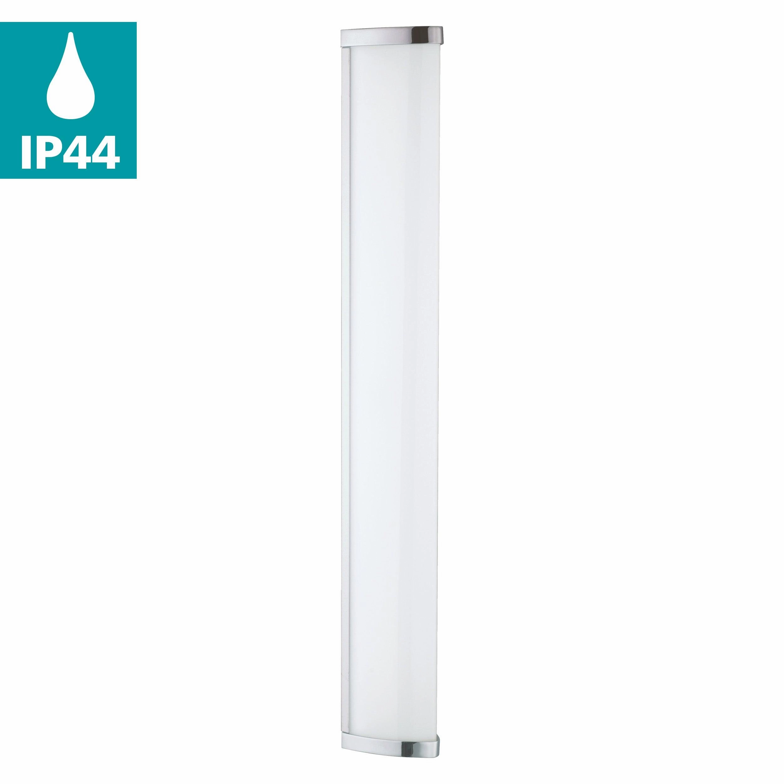 Eglo Gita 2 IP44 Chrome LED Bathroom Wall Light - 60cm