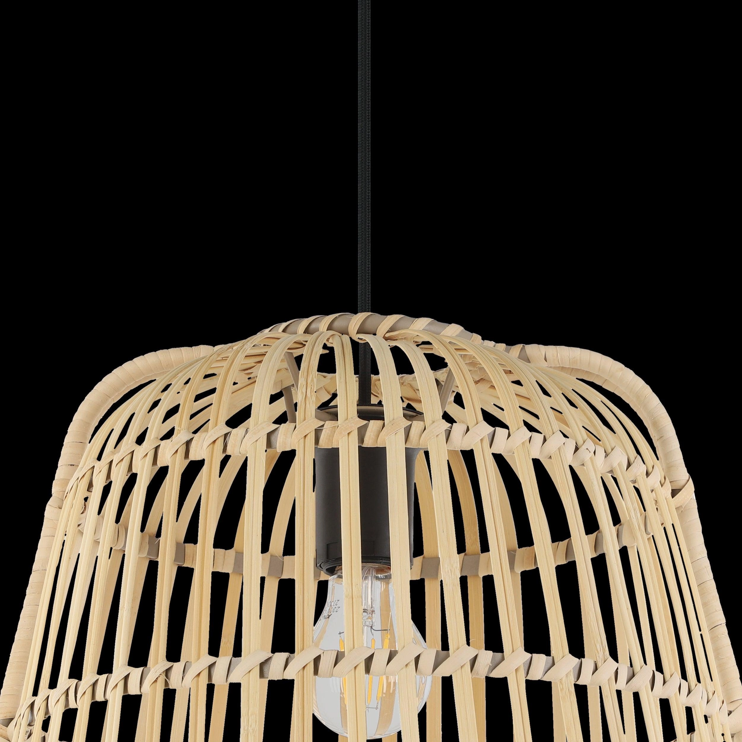 Eglo Glyneath Rattan Wicker Ceiling Pendant