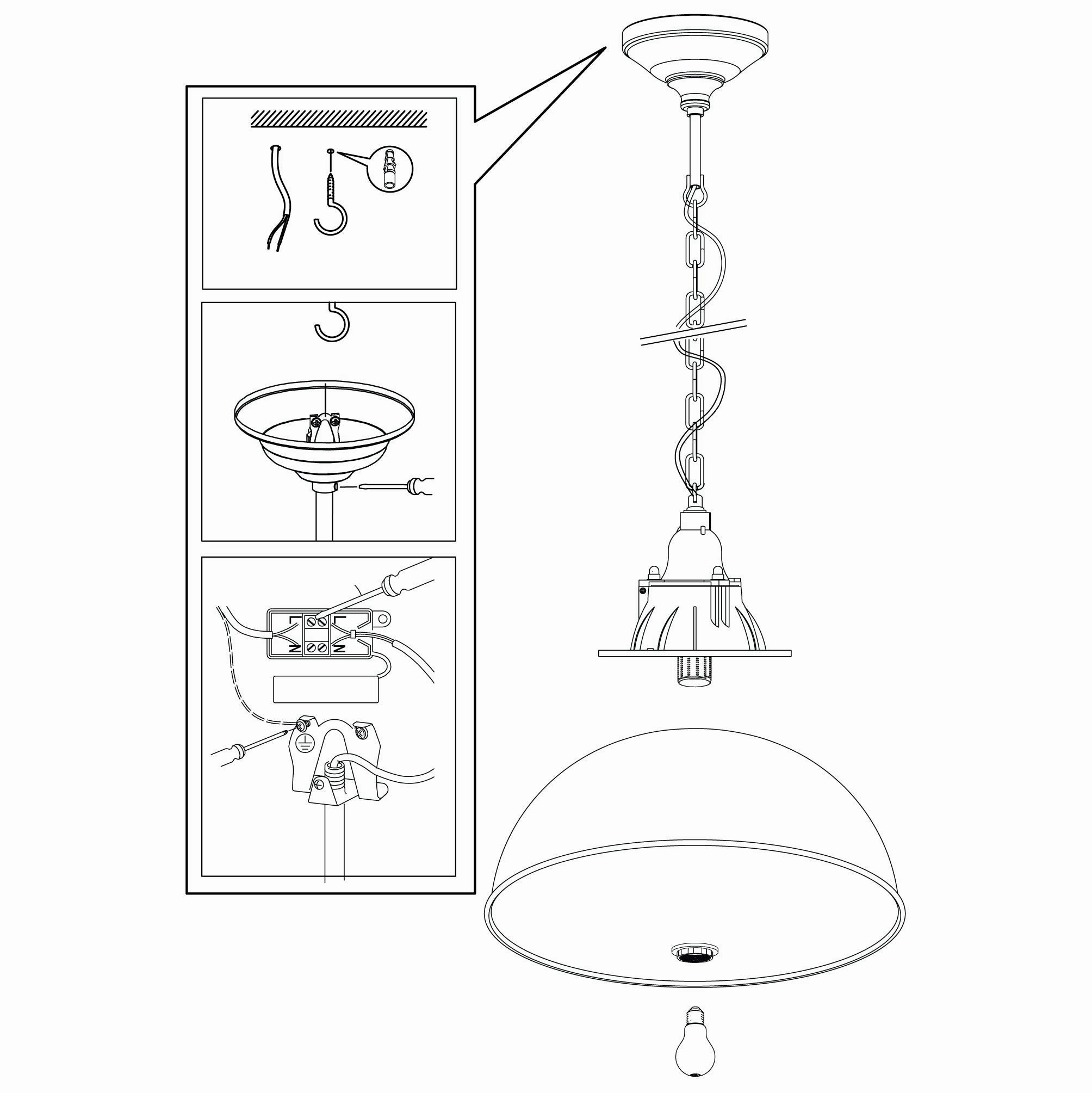 Eglo Grantham 1 Antique Brown Steel Ceiling Pendant