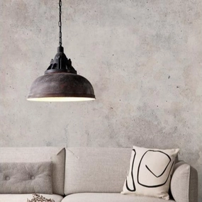 Eglo Grantham 1 Antique Brown Steel Ceiling Pendant sleek LED ceiling lamp