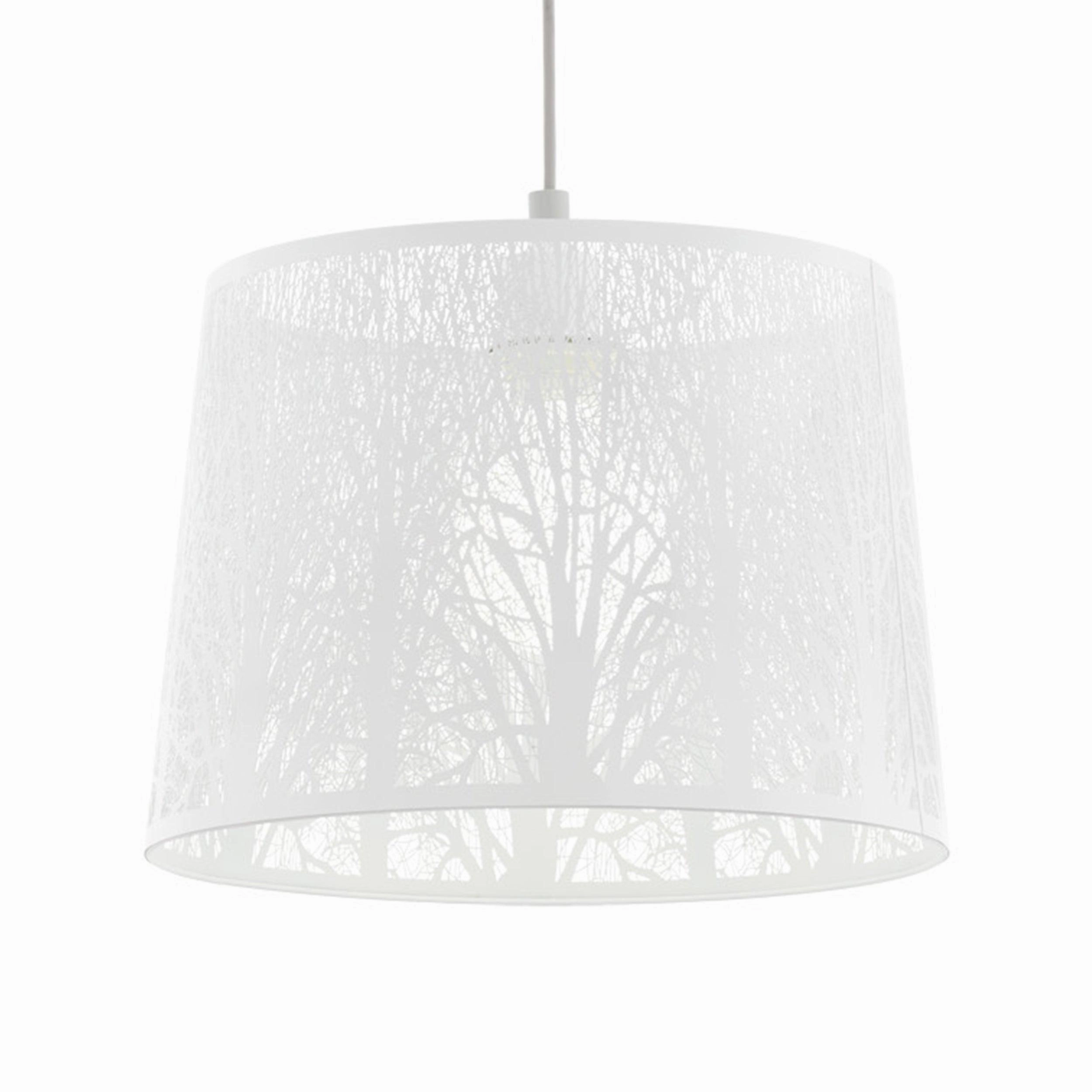 Eglo Hambleton Tree Pattern White Metal Ceiling Pendant