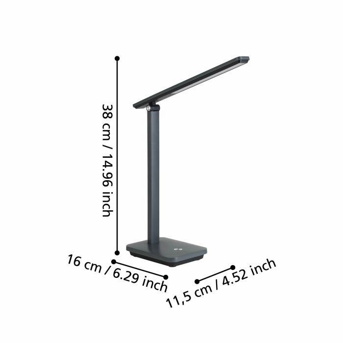 Eglo Iniesta LED Black Touch Desk Lamp