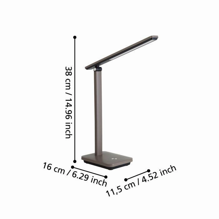 Eglo Iniesta LED Brown Touch Desk Lamp
