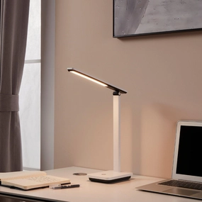 Eglo Iniesta LED White Touch Desk Lamp energy-saving LED light