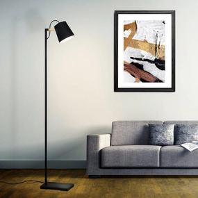 Eglo Lacey Black Metal Nordic Style Floor Lamp creative lampshade design