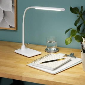 Eglo Laroa White Adjustable LED Table Lamp energy-saving LED light