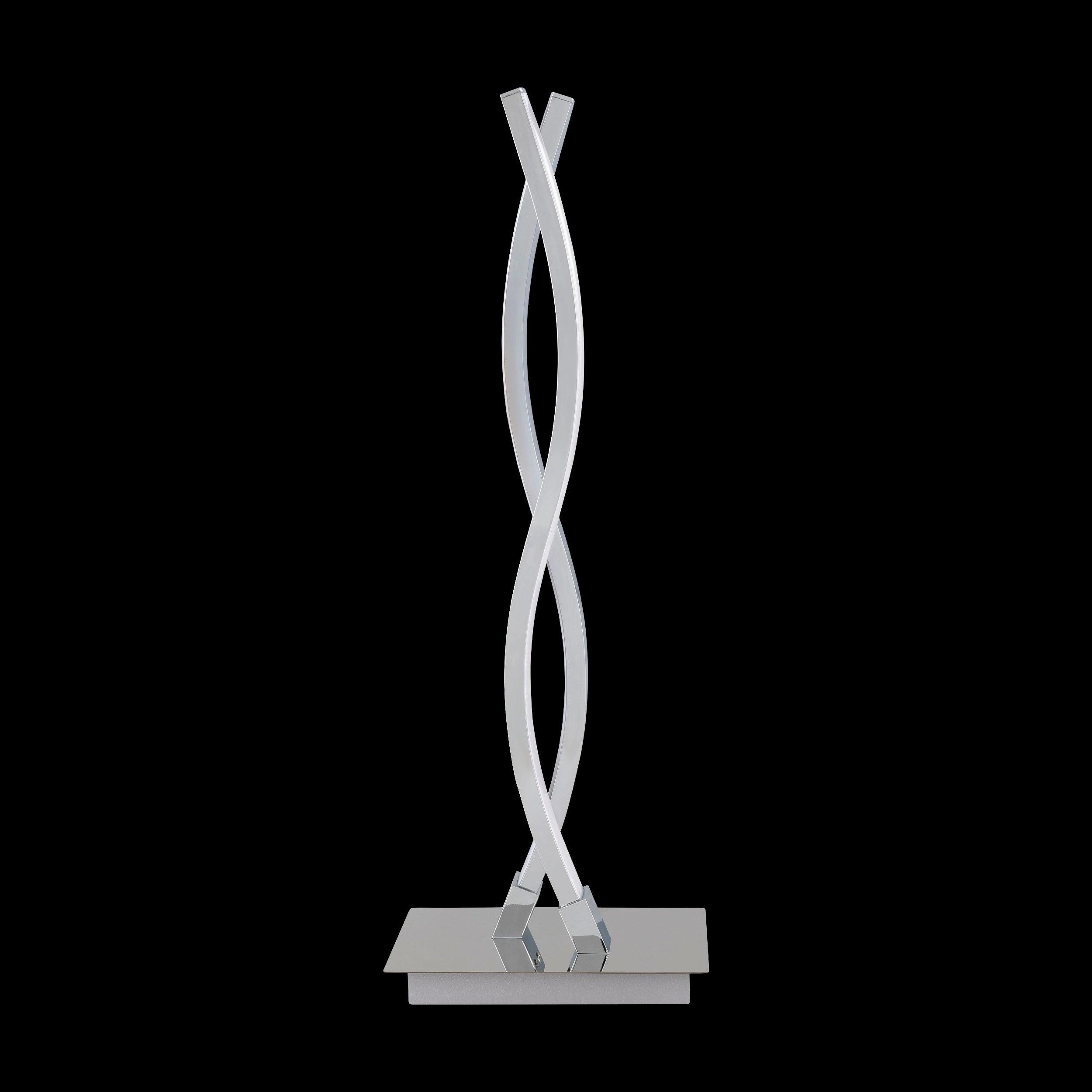 Eglo Lasana 2 2 Light LED Chrome Table Lamp