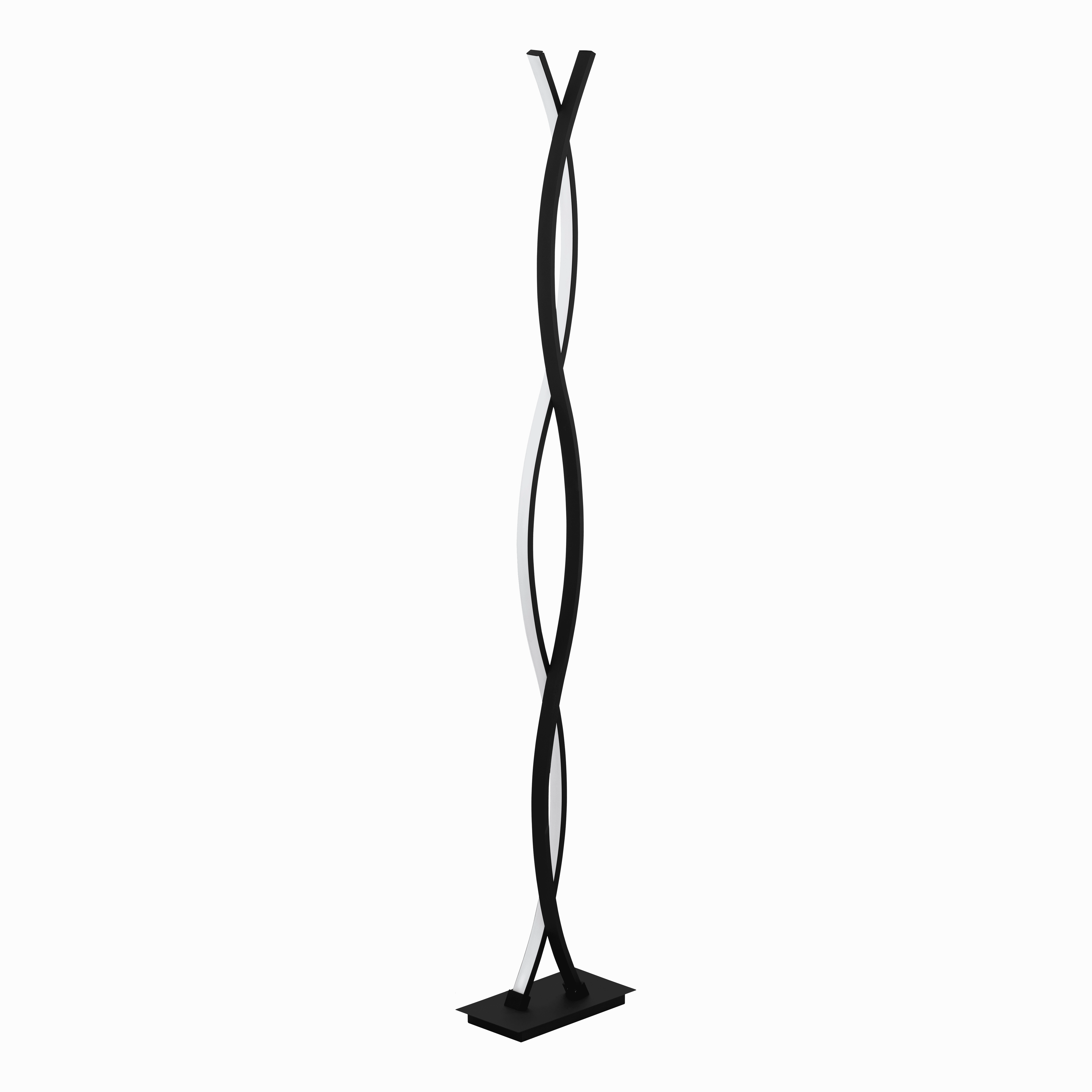 Eglo Lasana 3 LED Modern Two Light Black Floor Lamp