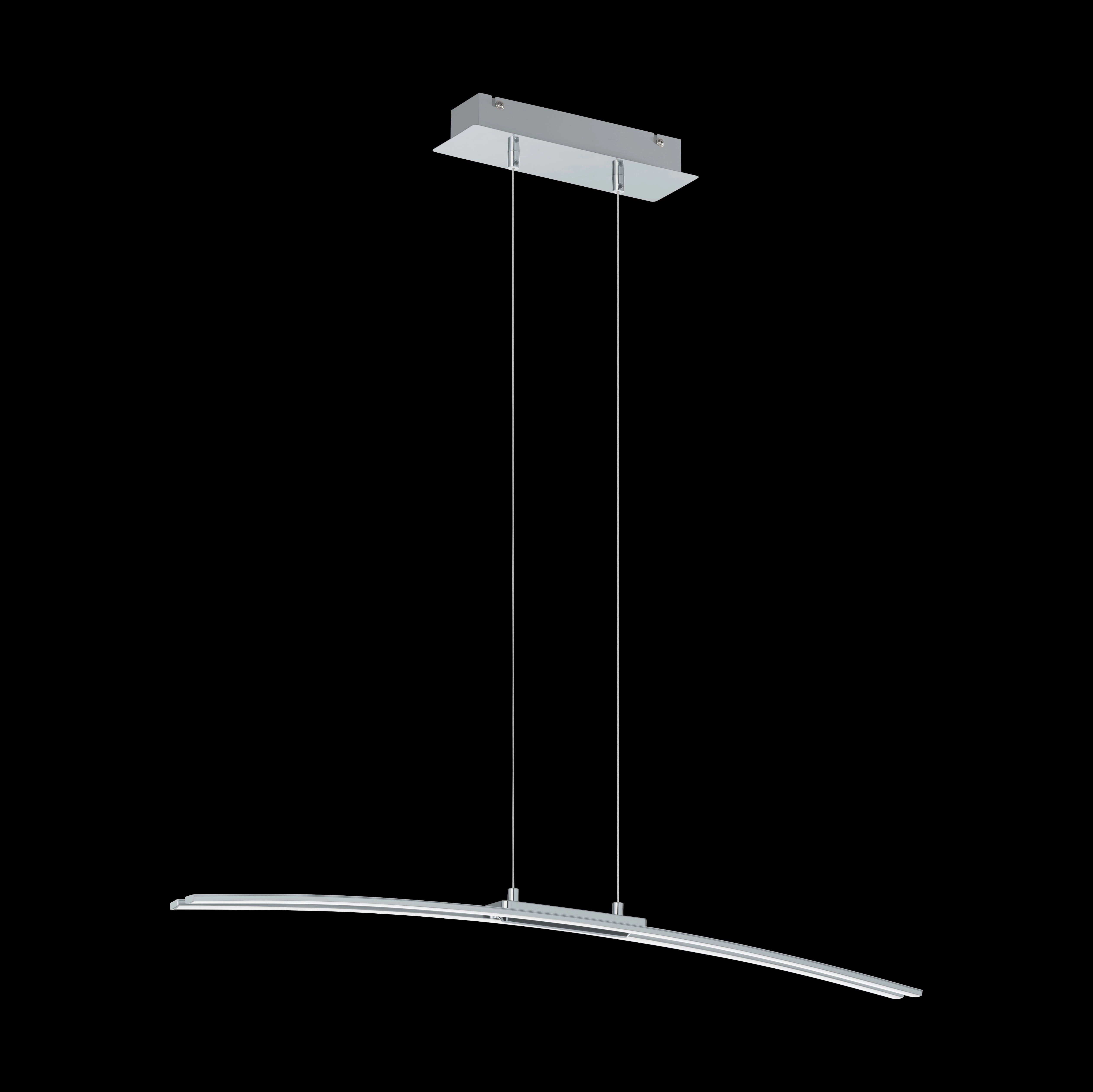 Eglo Lasana LED Chrome Curved Ceiling Pendant