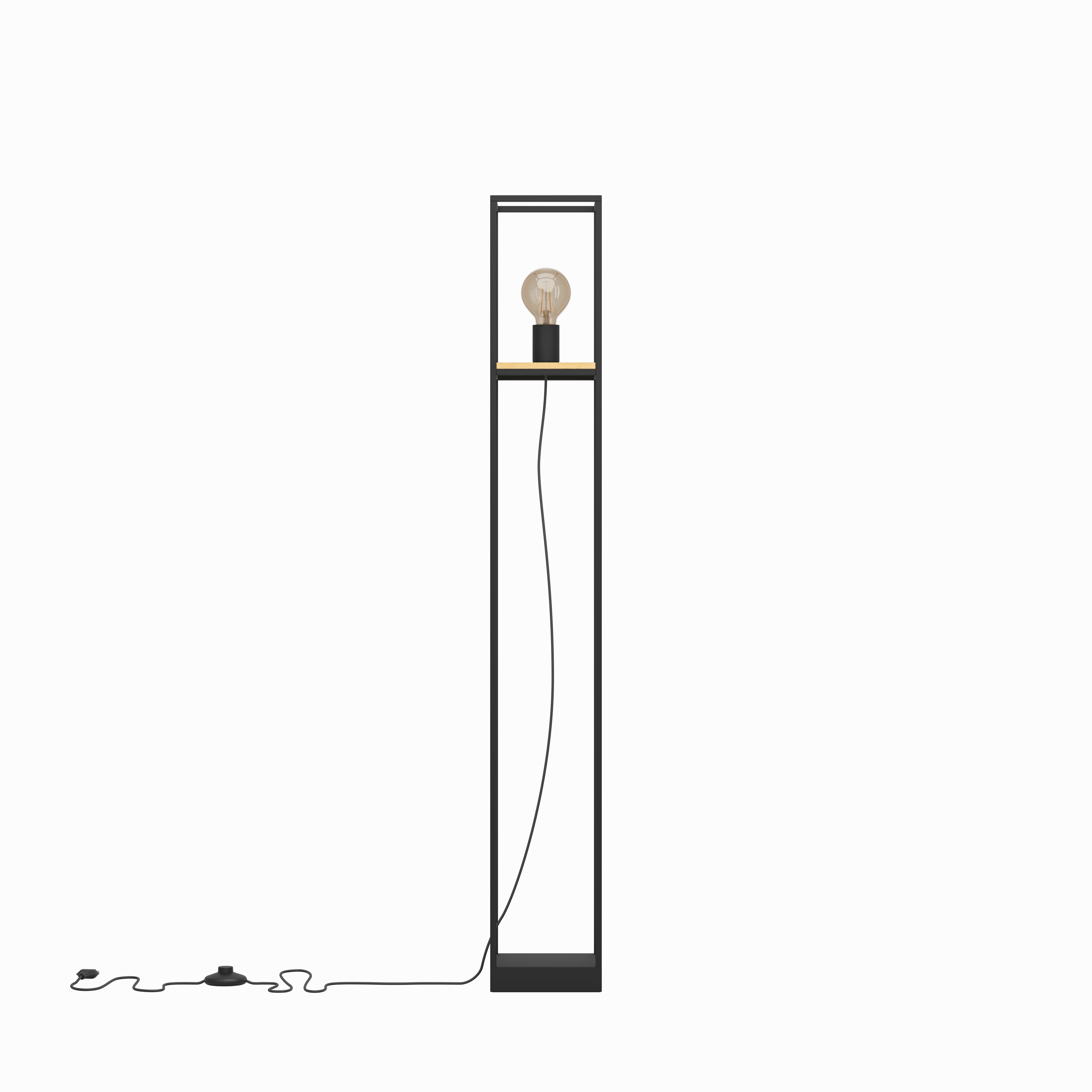 Eglo Libertad Rectangular Metal Framed Floor Lamp
