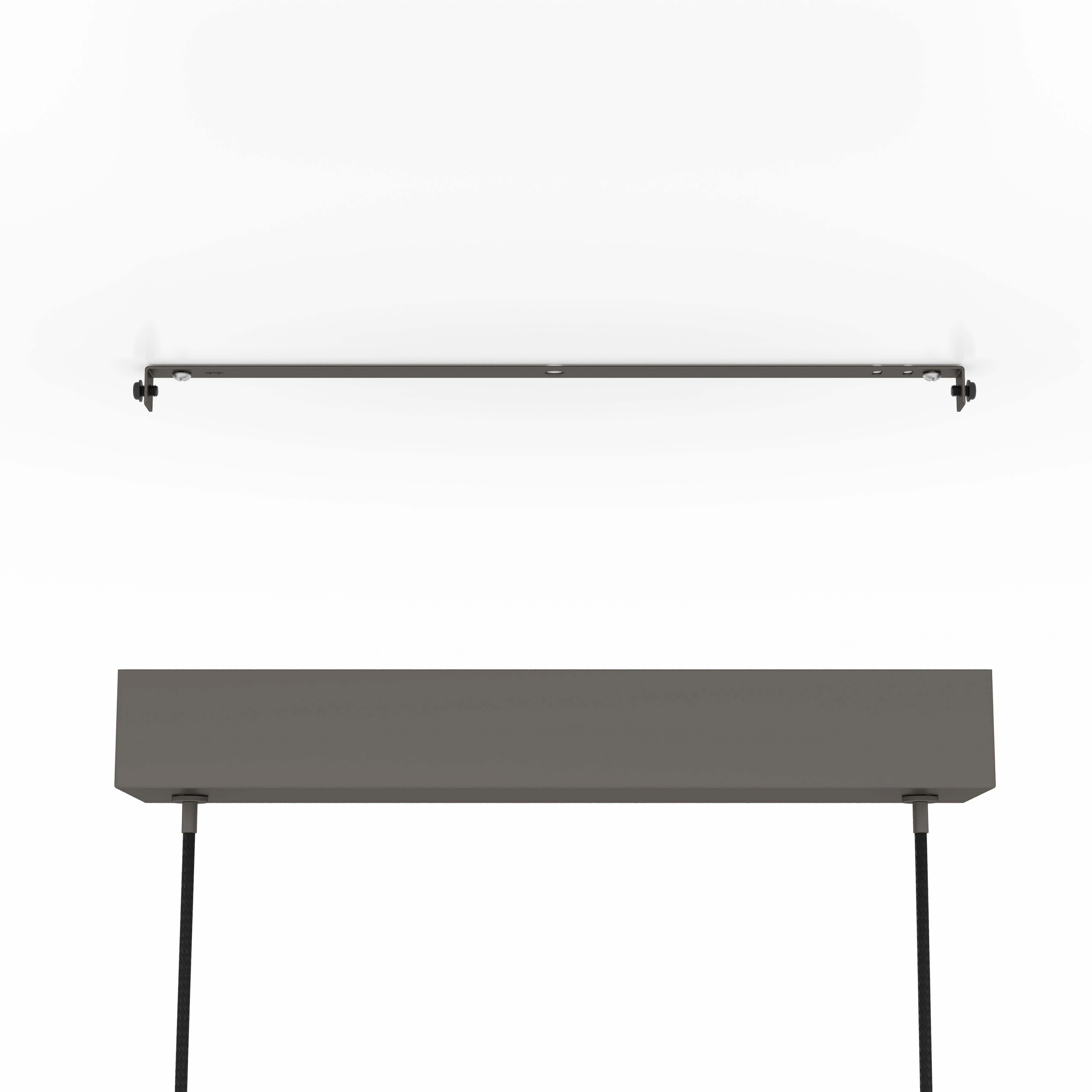 Eglo Lisciana LED Aluminium & Dark Wood Ceiling Pendant