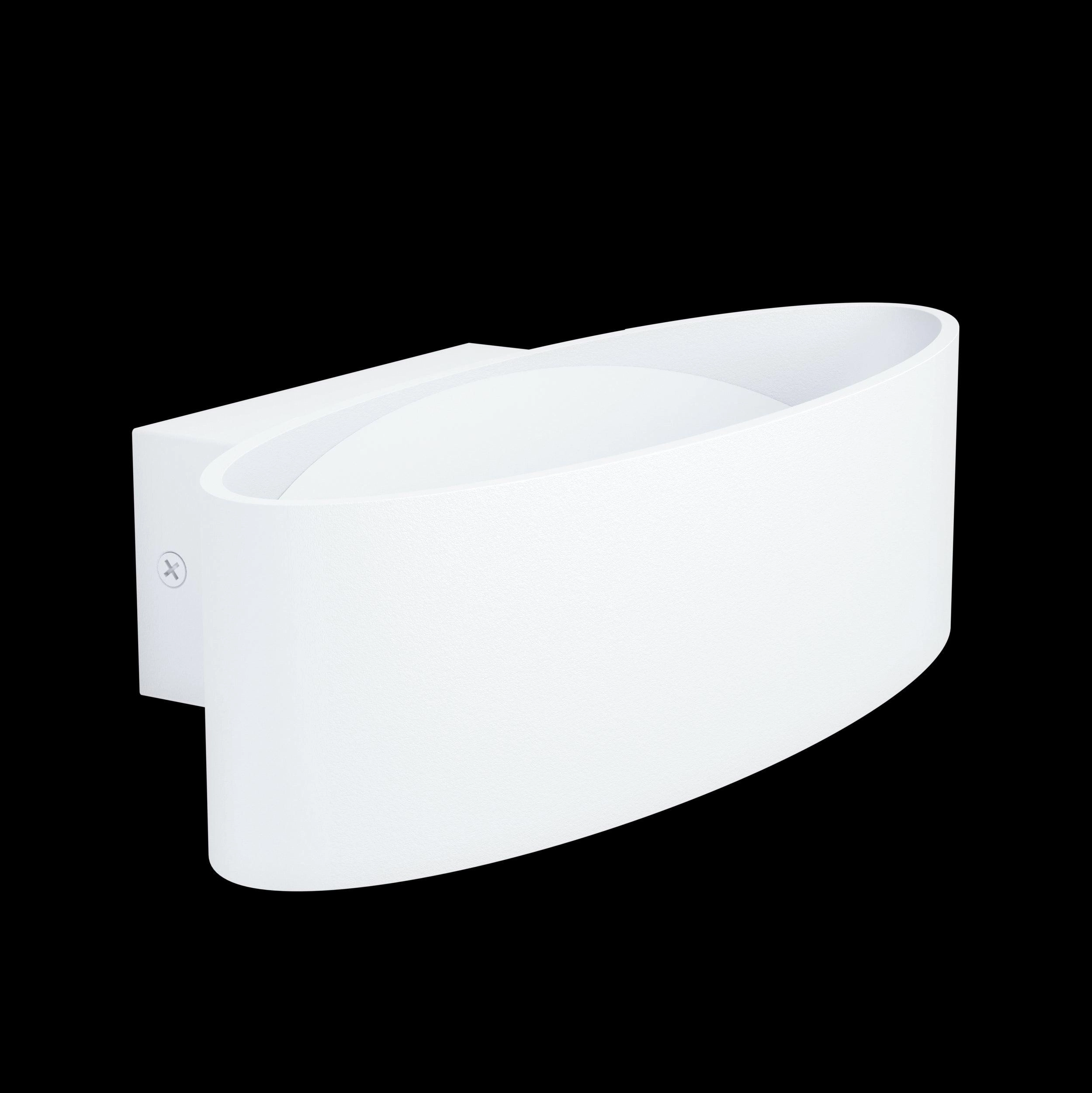 Eglo Maccacari Curved White LED Wall light
