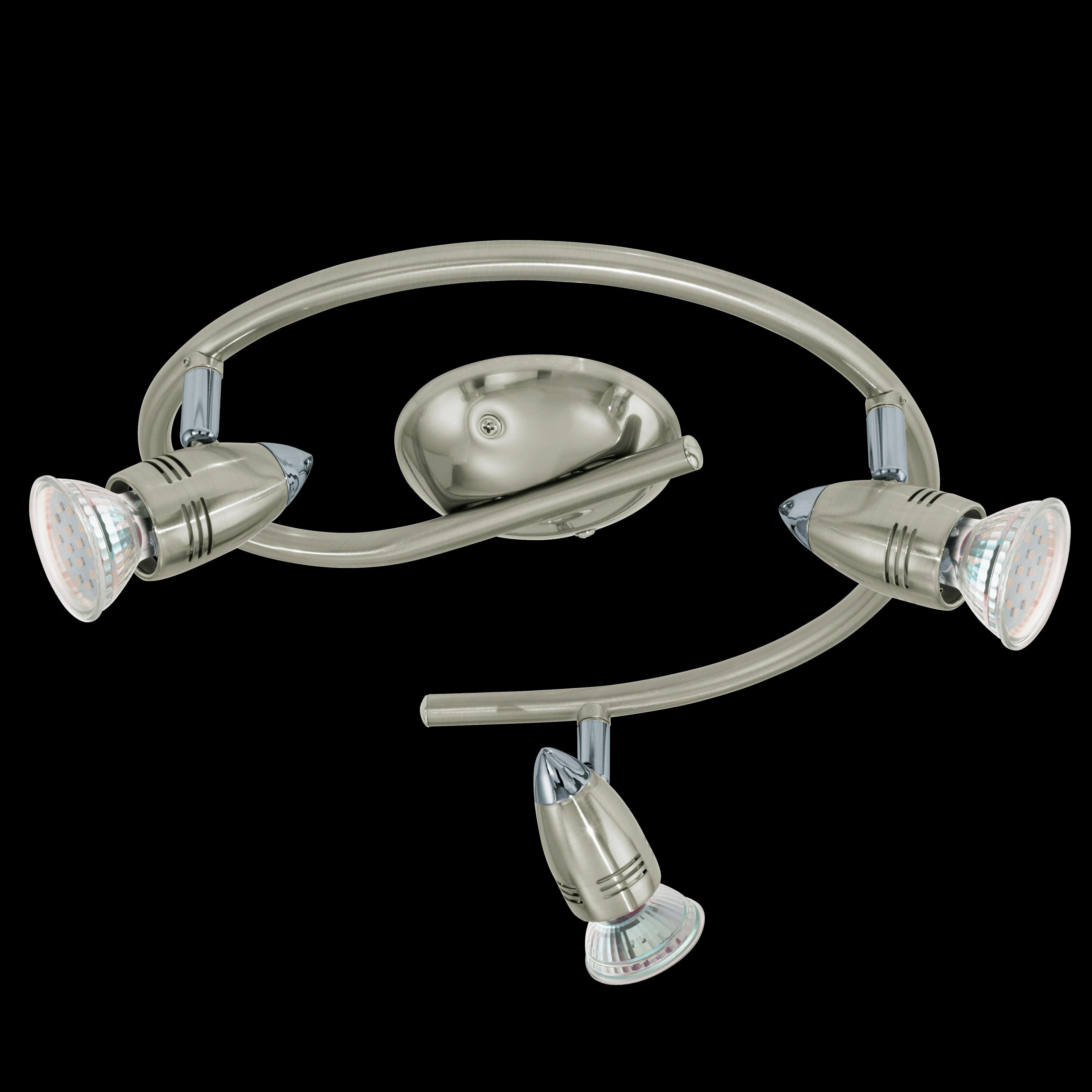 Eglo Magnum-LED Nickel 3 Light Spotlight