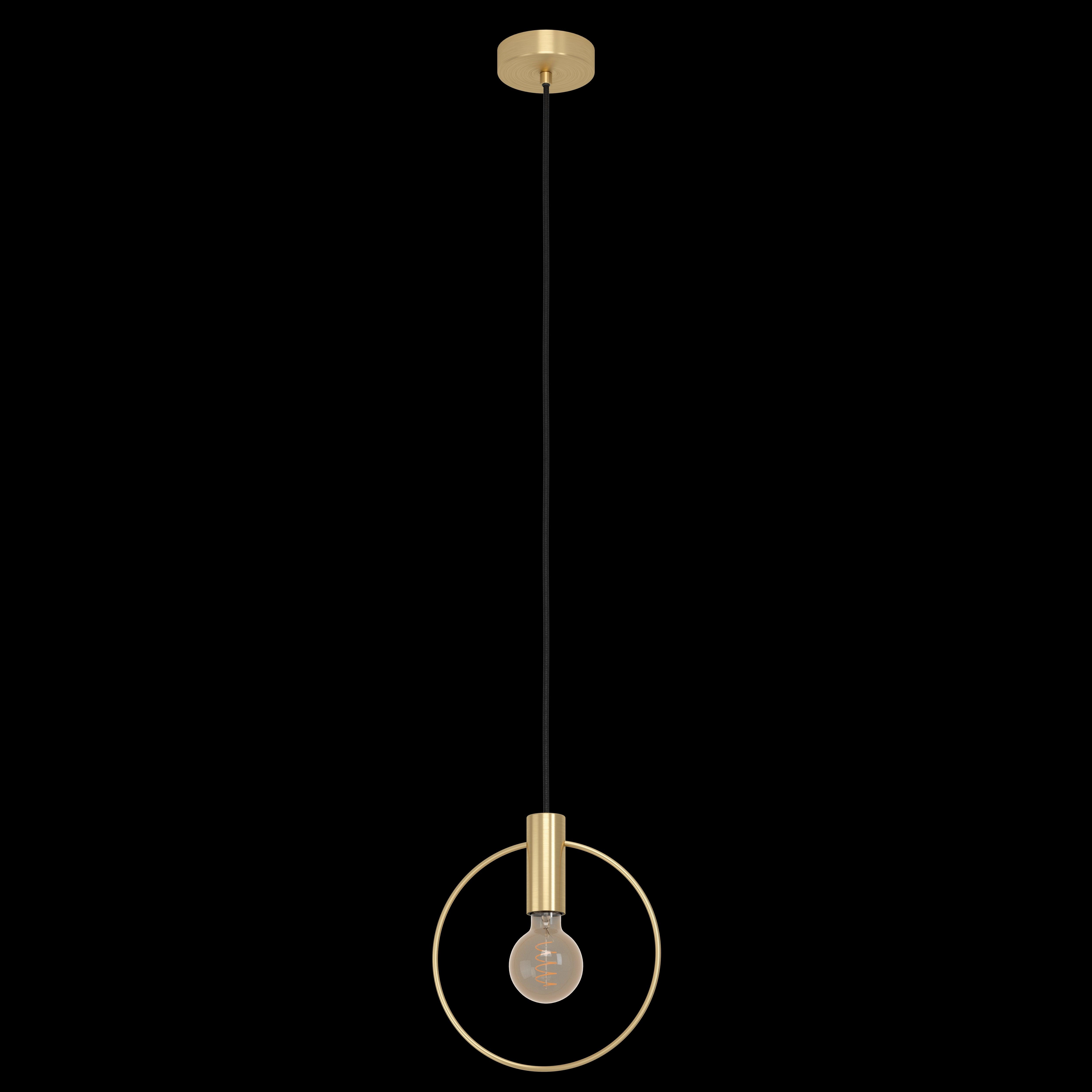 Eglo Manizales Brass Hoop Ceiling Pendant
