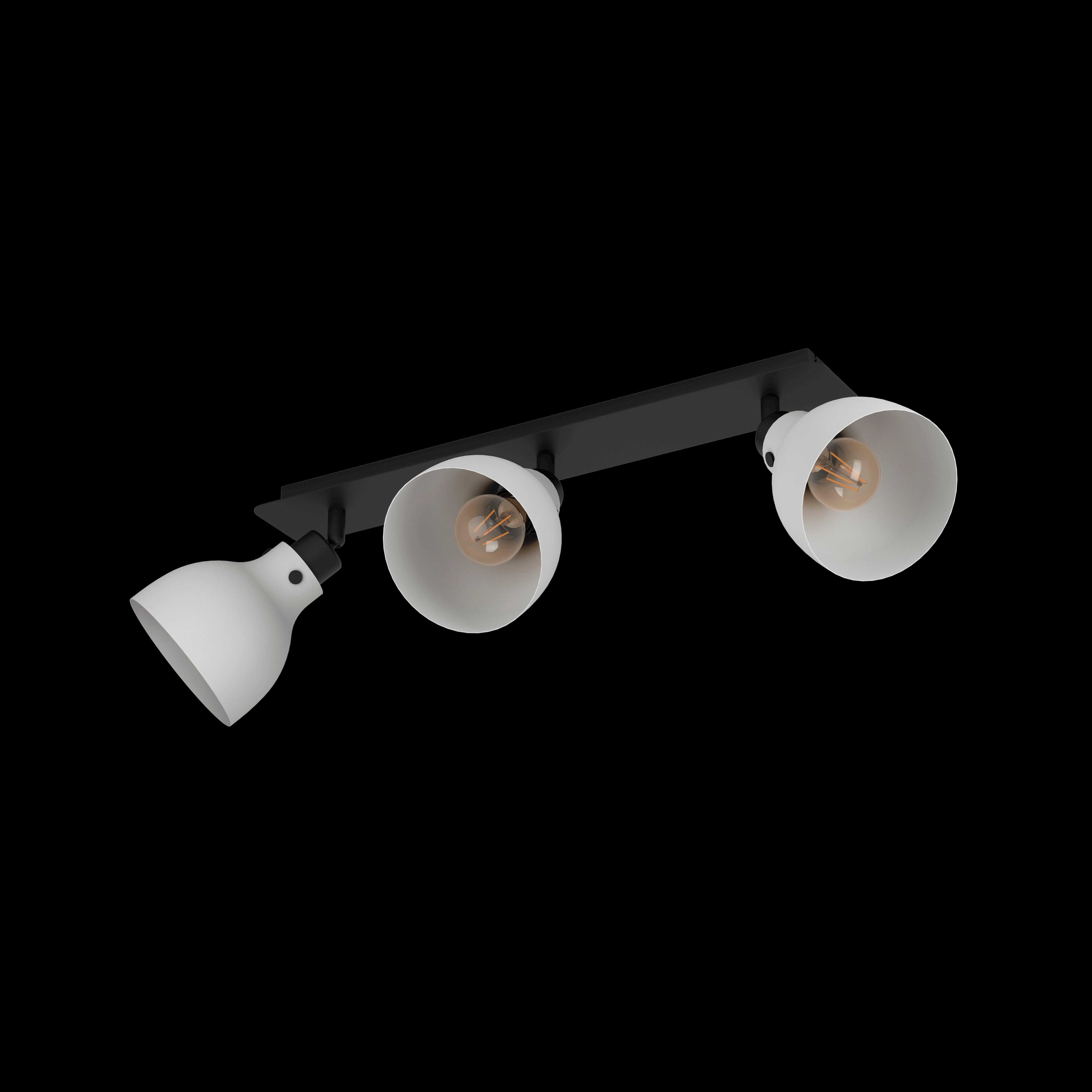 Eglo Matlock Black & Grey 3 Light Bar Spotlight