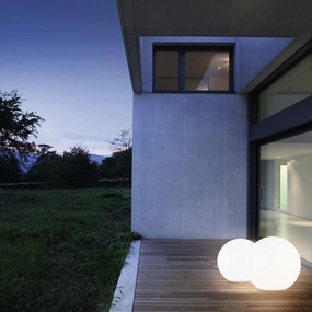 Eglo Monterolo IP65 Outdoor 39cm Plastic Globe Floor Lamp creative lampshade design