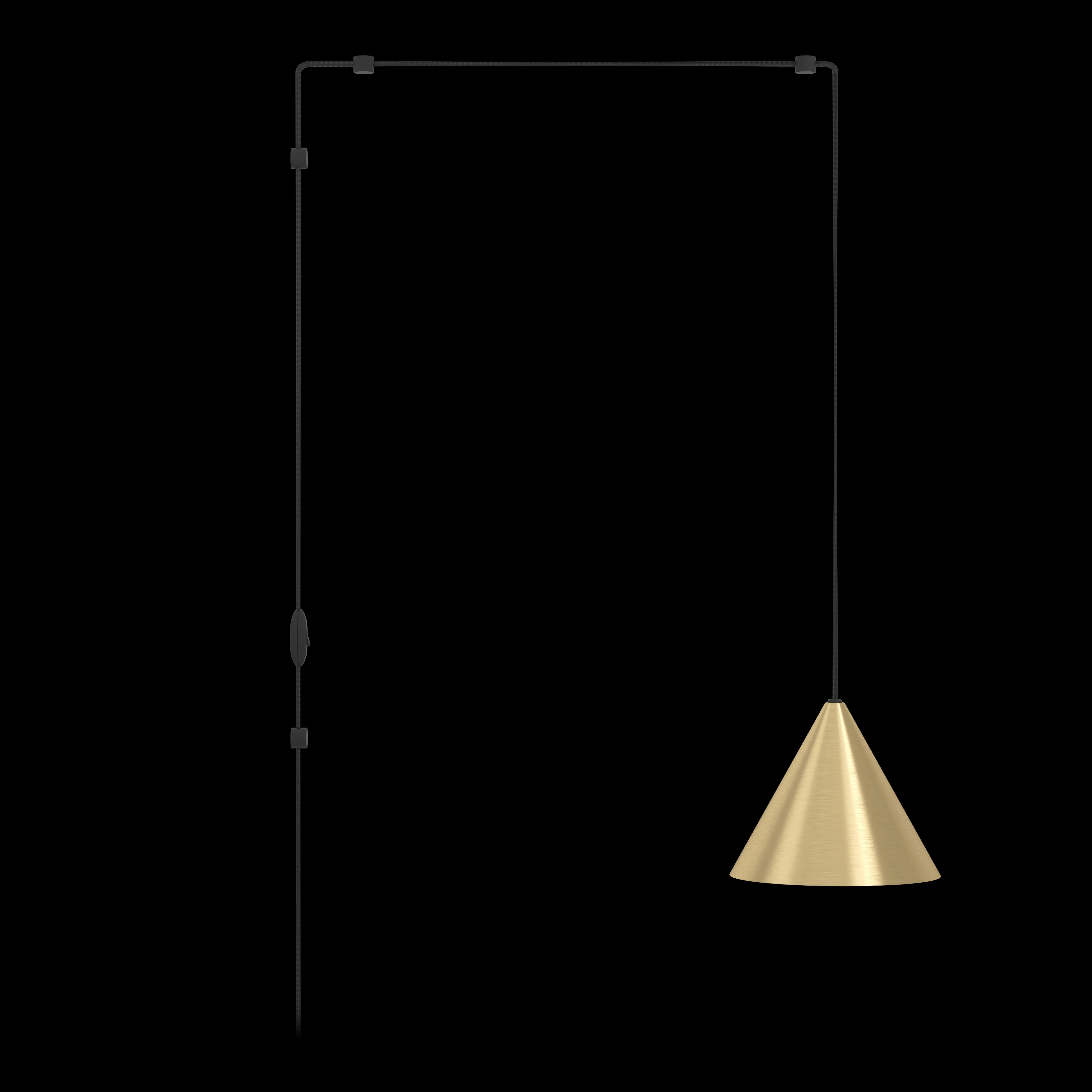 Eglo Narices Brass Conical Ceiling Pendant