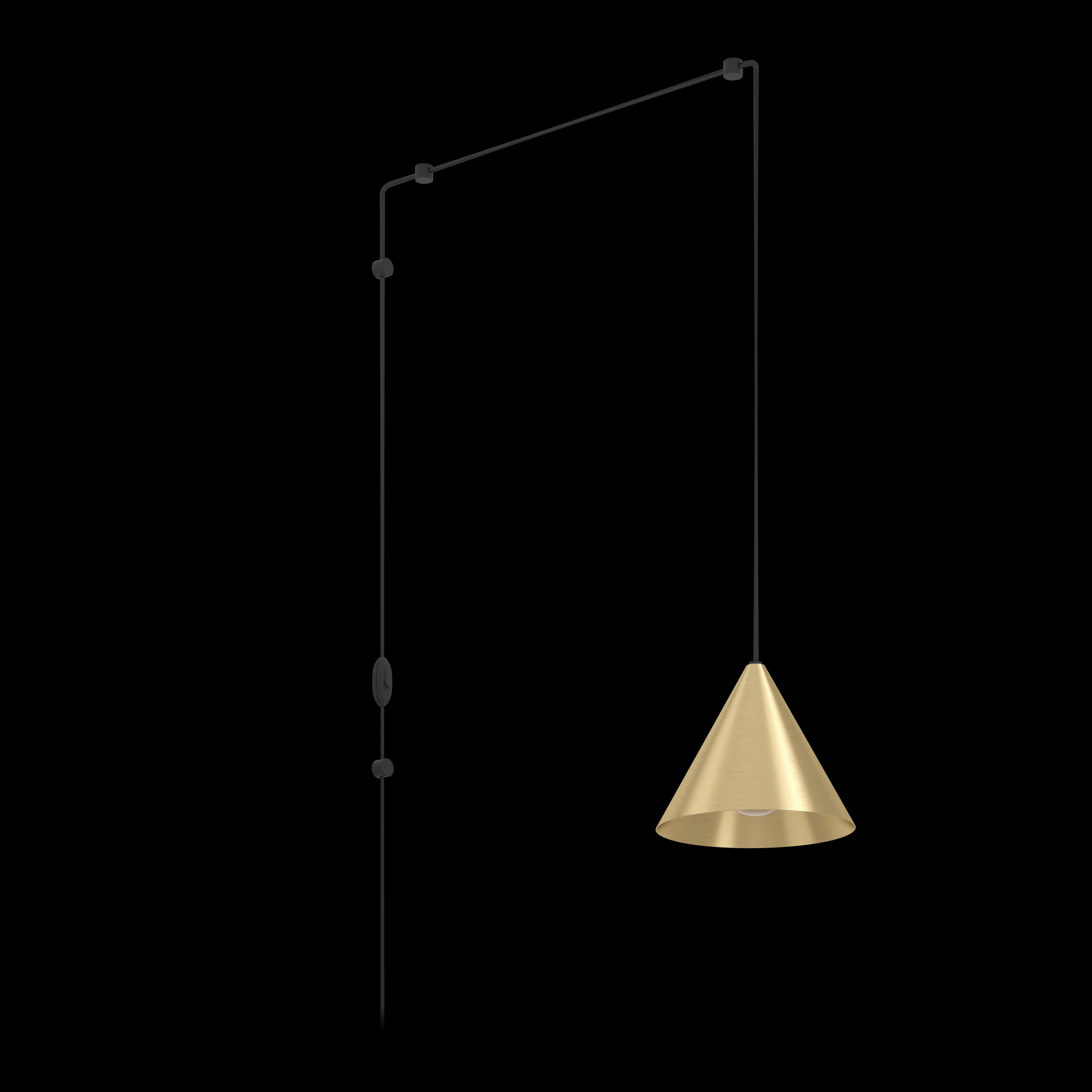 Eglo Narices Brass Conical Ceiling Pendant