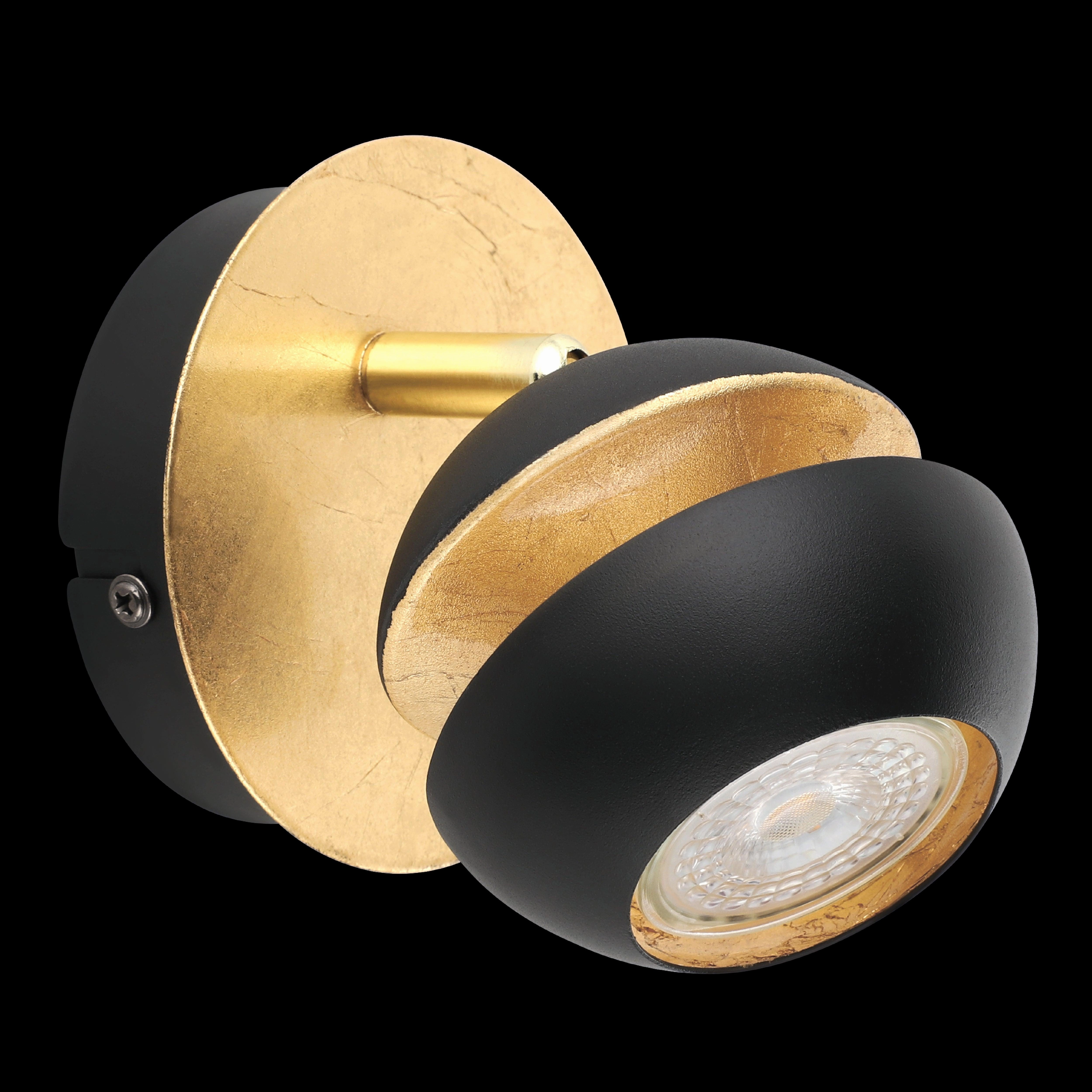 Eglo Nocito Gold & Black Wall Spotlight