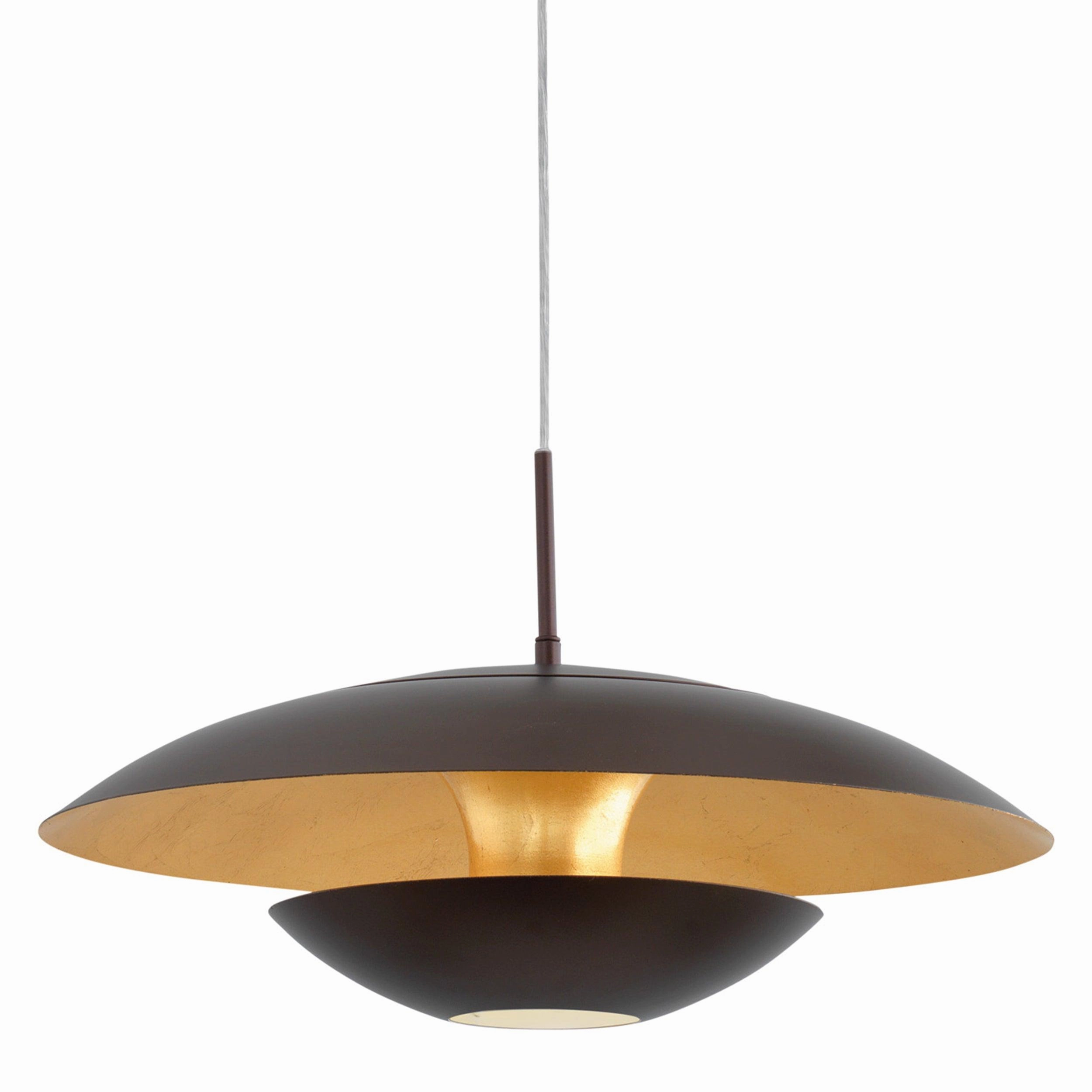 Eglo Nuvano Black & Gold Metal Ceiling Pendant