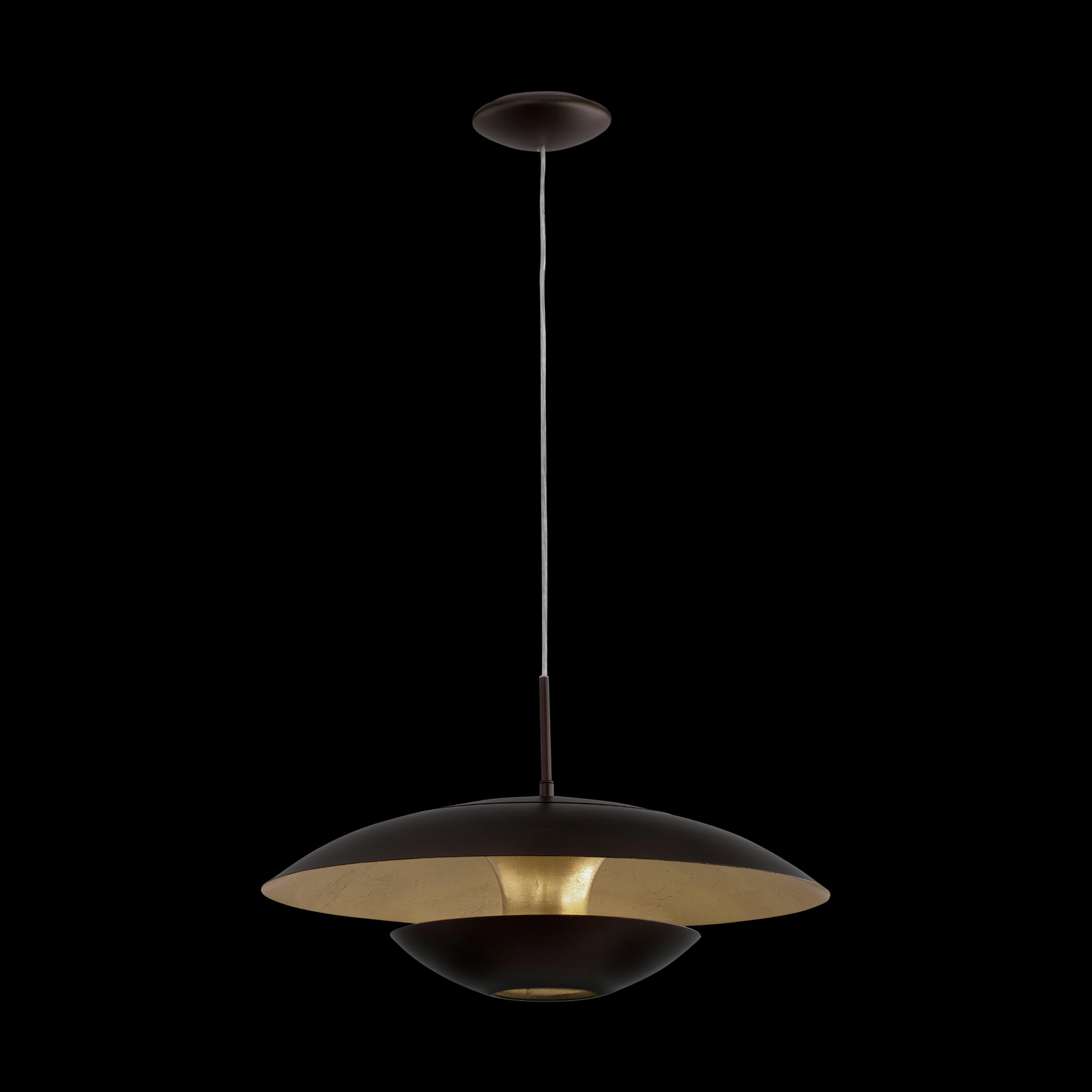 Eglo Nuvano Black & Gold Metal Ceiling Pendant