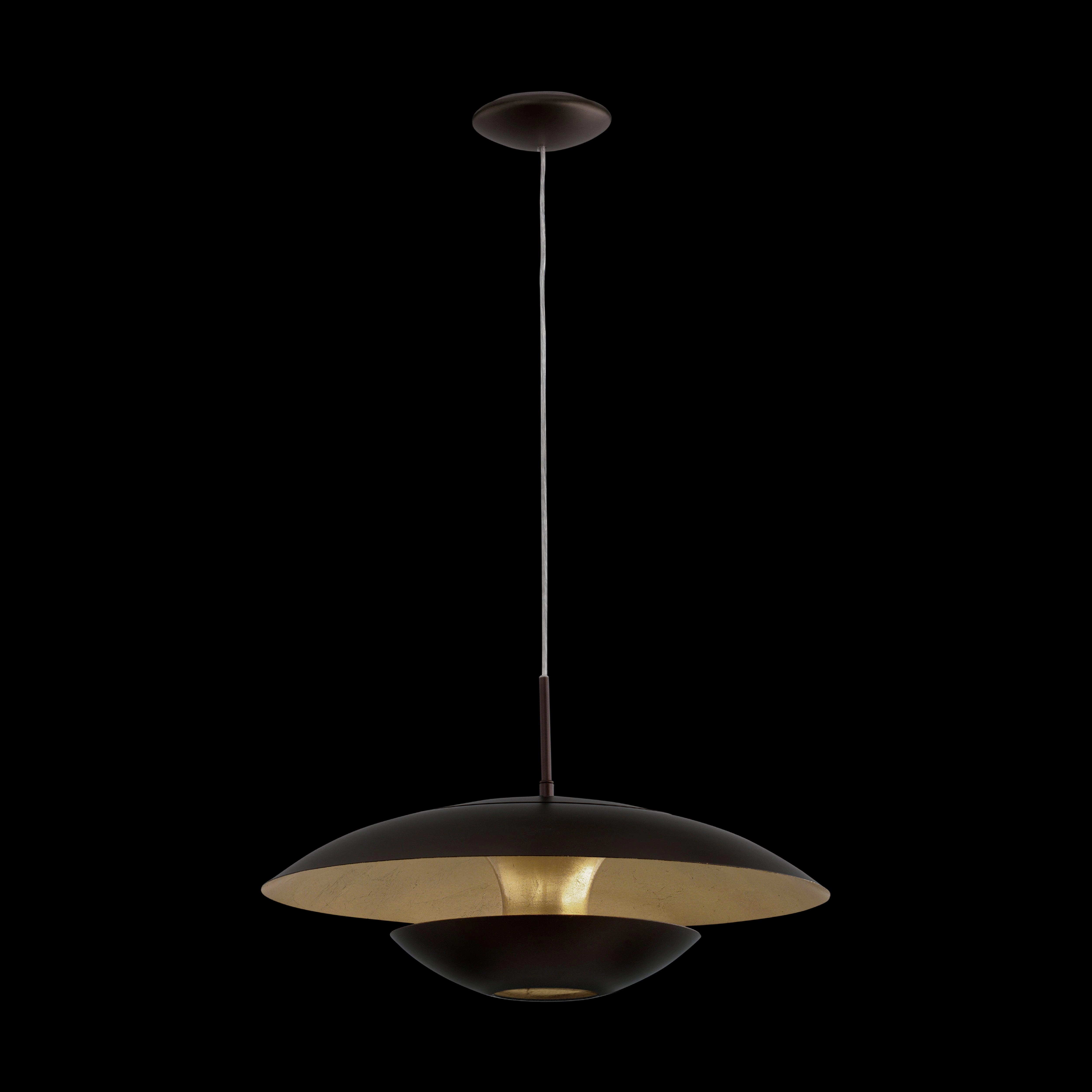 Eglo Nuvano Black & Gold Metal Ceiling Pendant