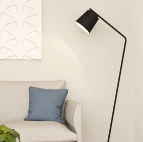 Eglo Oneda Black Metal Floor Lamp creative lampshade design
