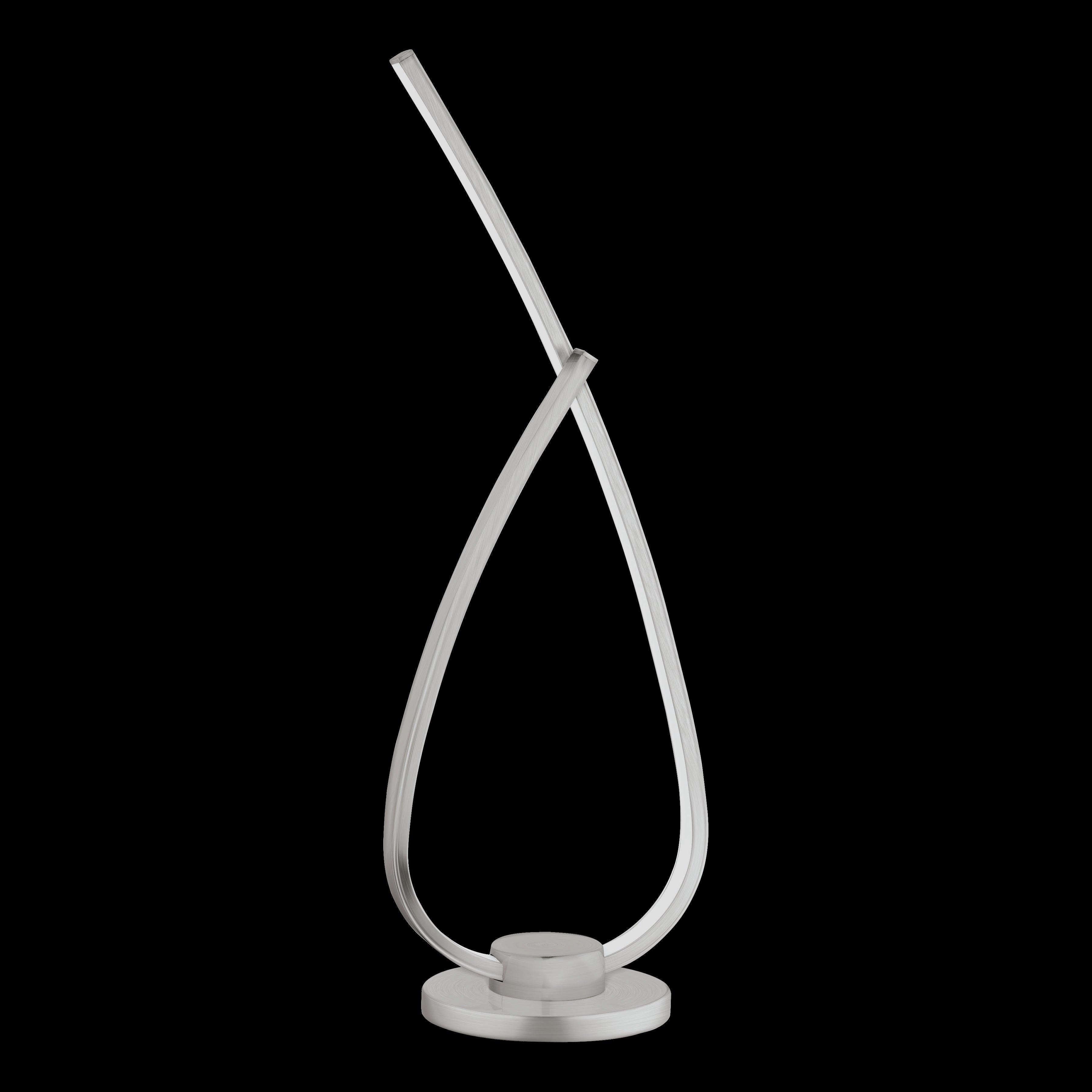 Eglo Palozza 1 Nickel Curved LED Table Lamp