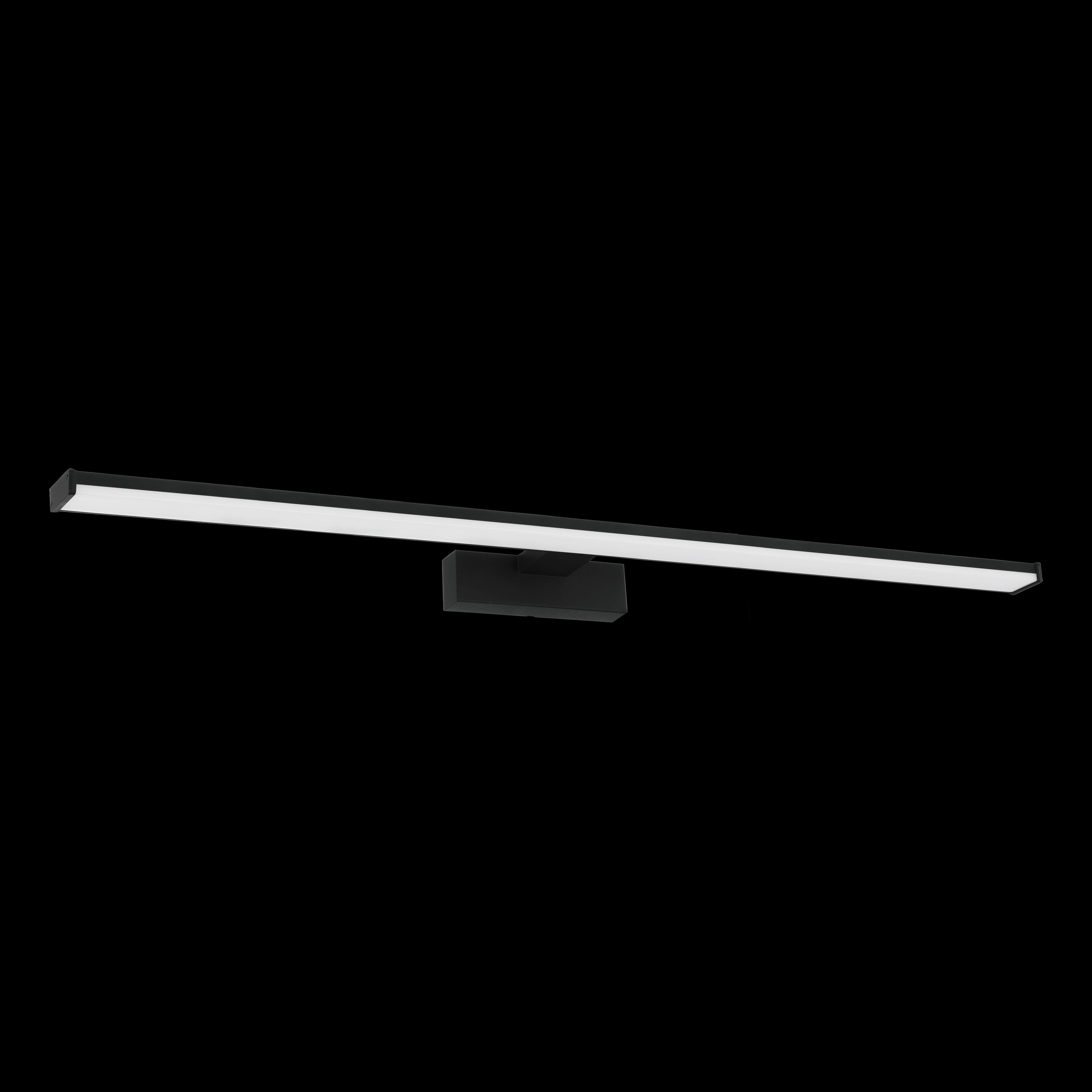 Eglo Pandella 1 IP44 Black LED Bathroom Wall / Mirror Light - 78cm