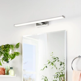 Eglo Pandella 1 IP44 Chrome LED Bathroom Wall / Mirror Light - 60cm vintage desk lamp