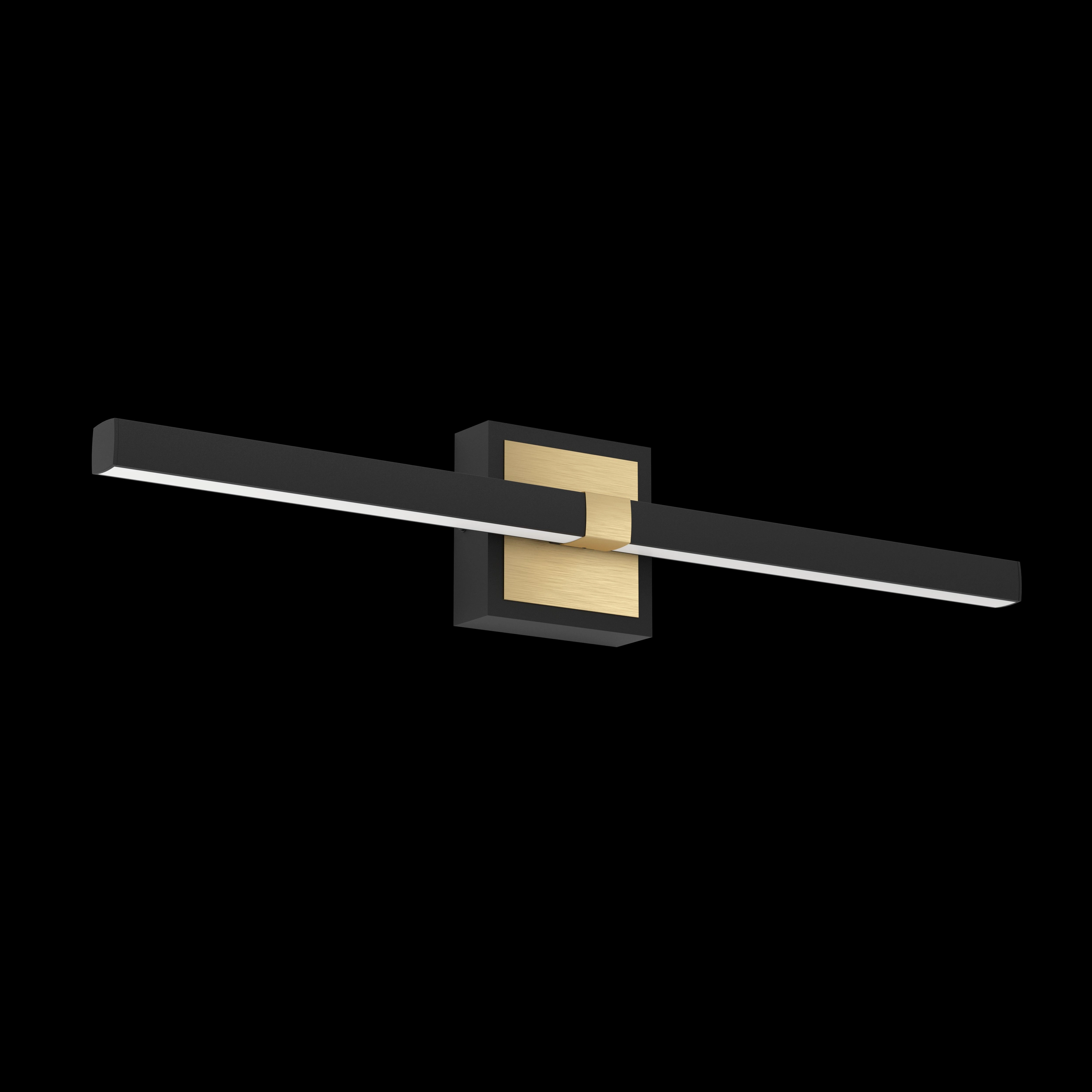 Eglo Peguera IP44 Black & Brass Bathroom LED Wall light