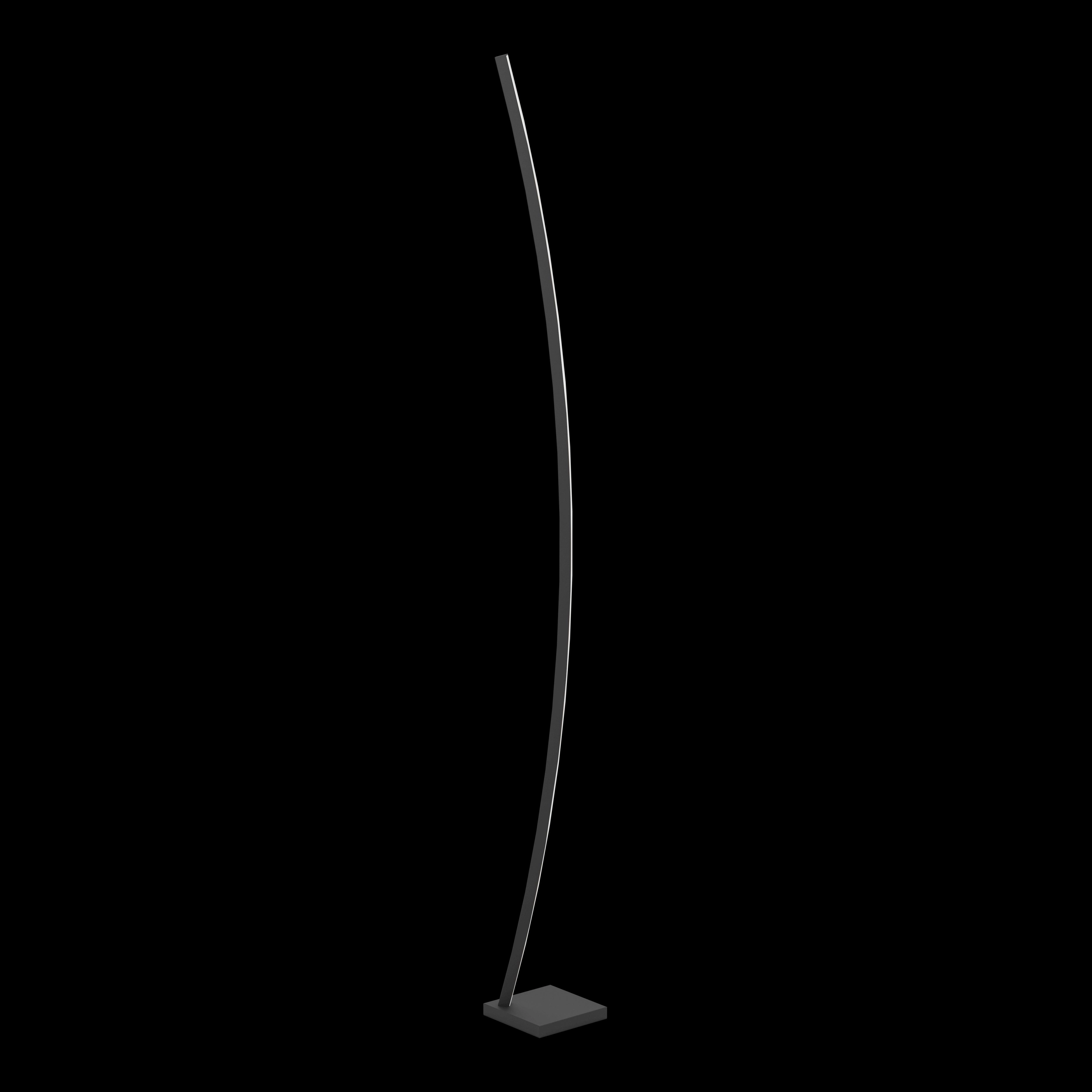 Eglo Picacha LED Black Curved Floor Lamp