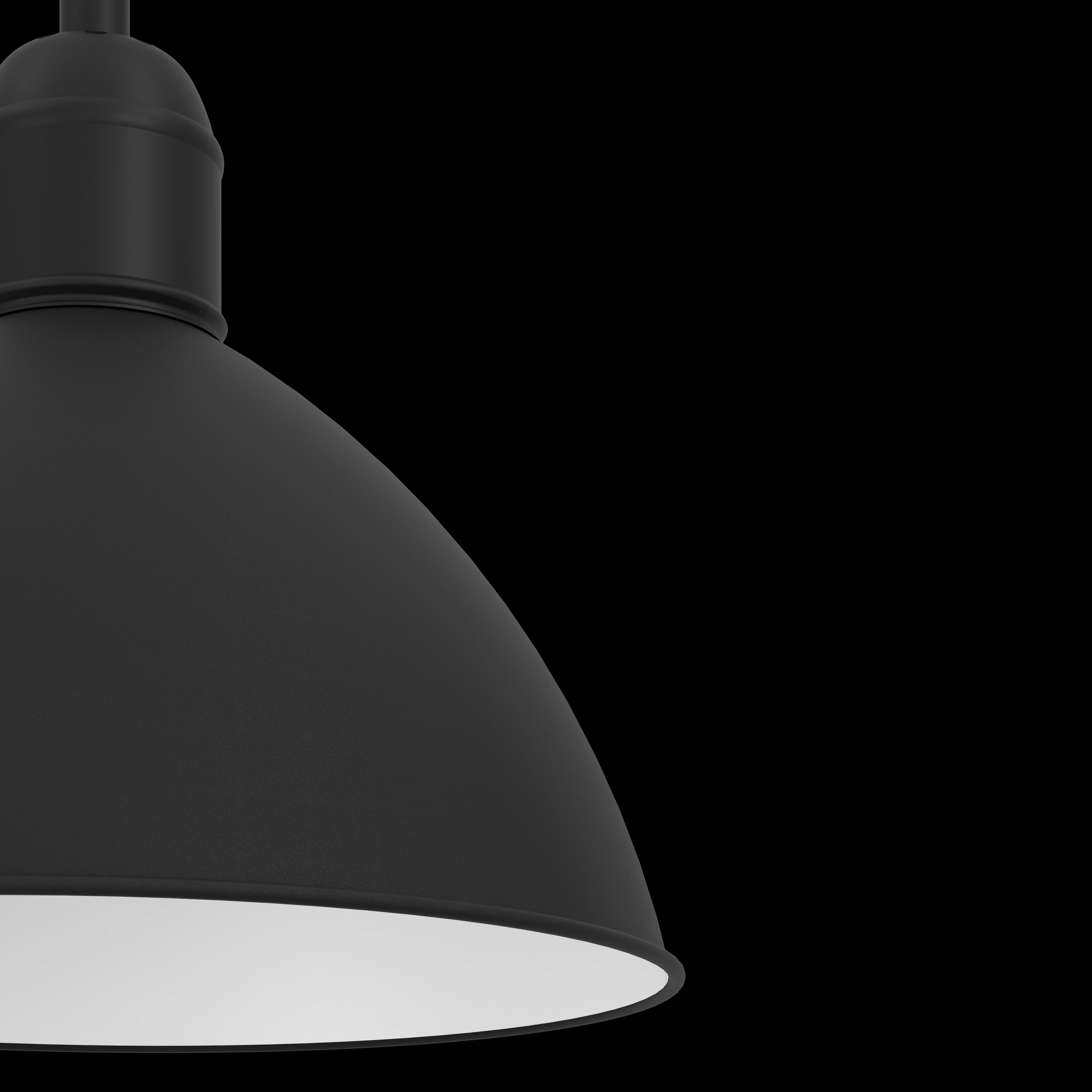 Eglo Priddy Black Steel Industrial Ceiling Pendant