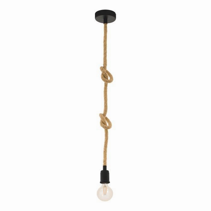 Eglo Rampside Hemp Rope Hanging Ceiling Pendant