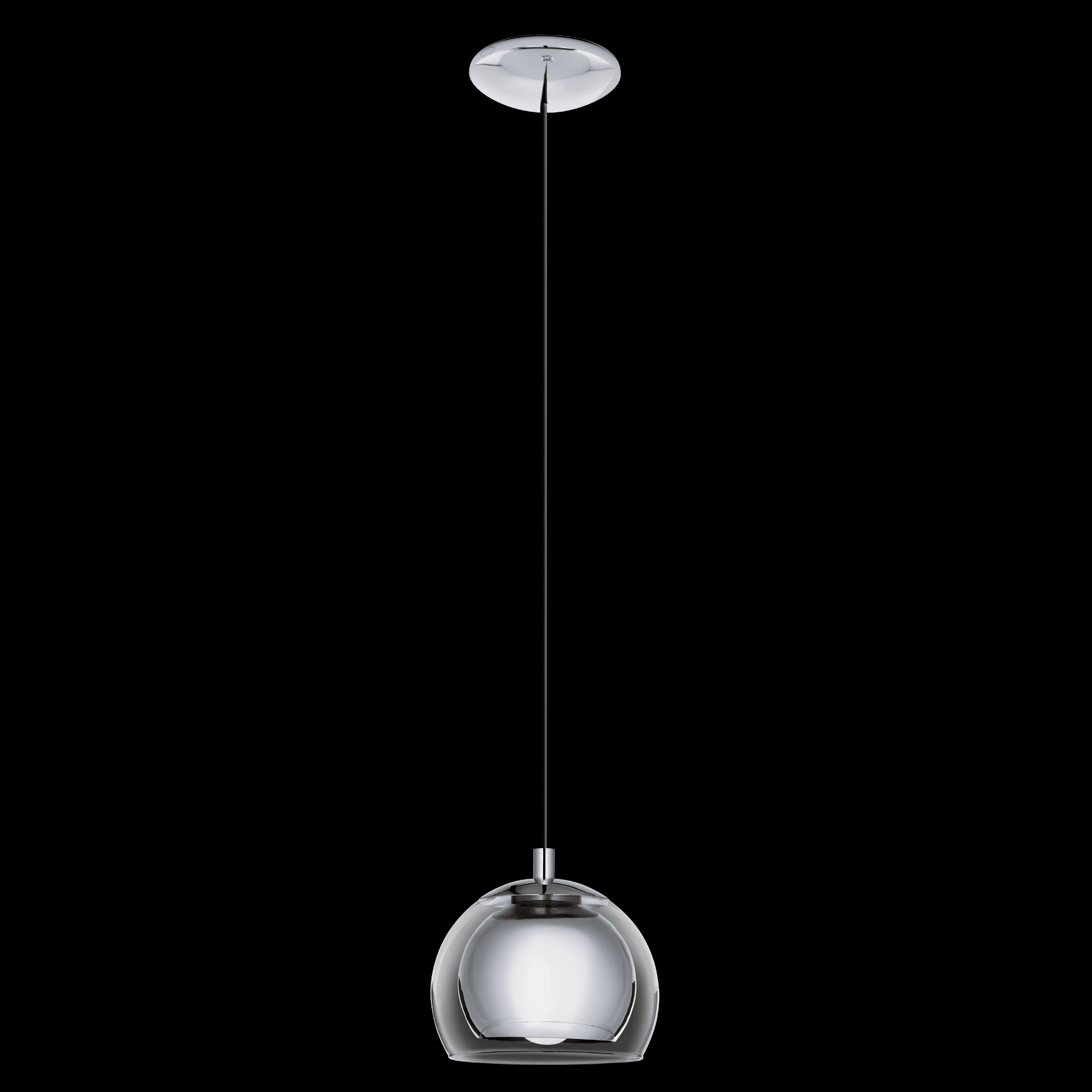 Eglo Rocamar Clear Glass & Chrome Ceiling Pendant