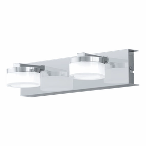 Eglo Romendo 1 Chrome IP44 LED Bathroom Double Wall light vintage desk lamp